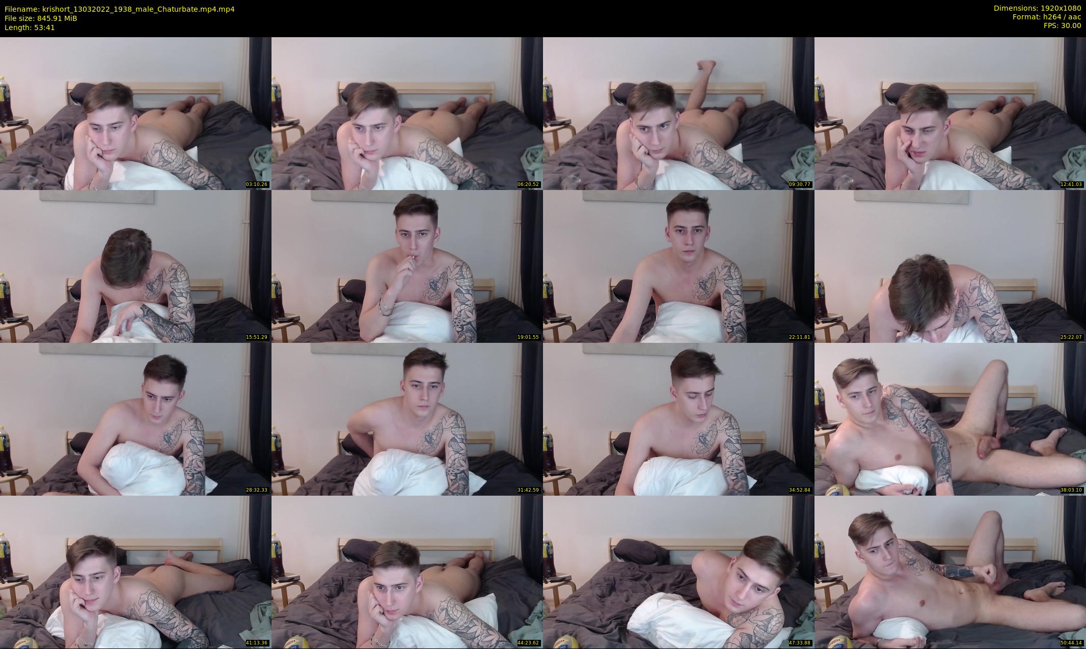 krishort — 54 minute Chaturbate male cam show recording, 1080p, Mar 13, 2022