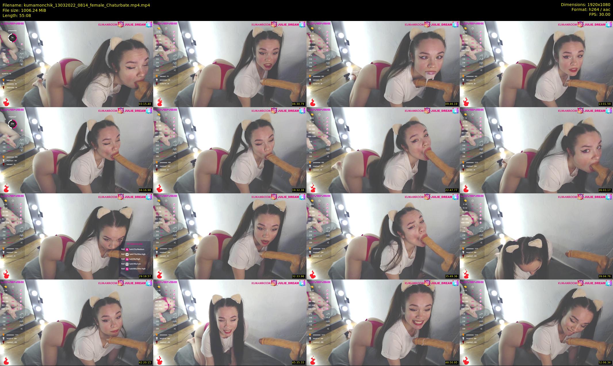kumamonchik — 56 minute Chaturbate couple cam show recording, 1080p, Mar 13, 2022