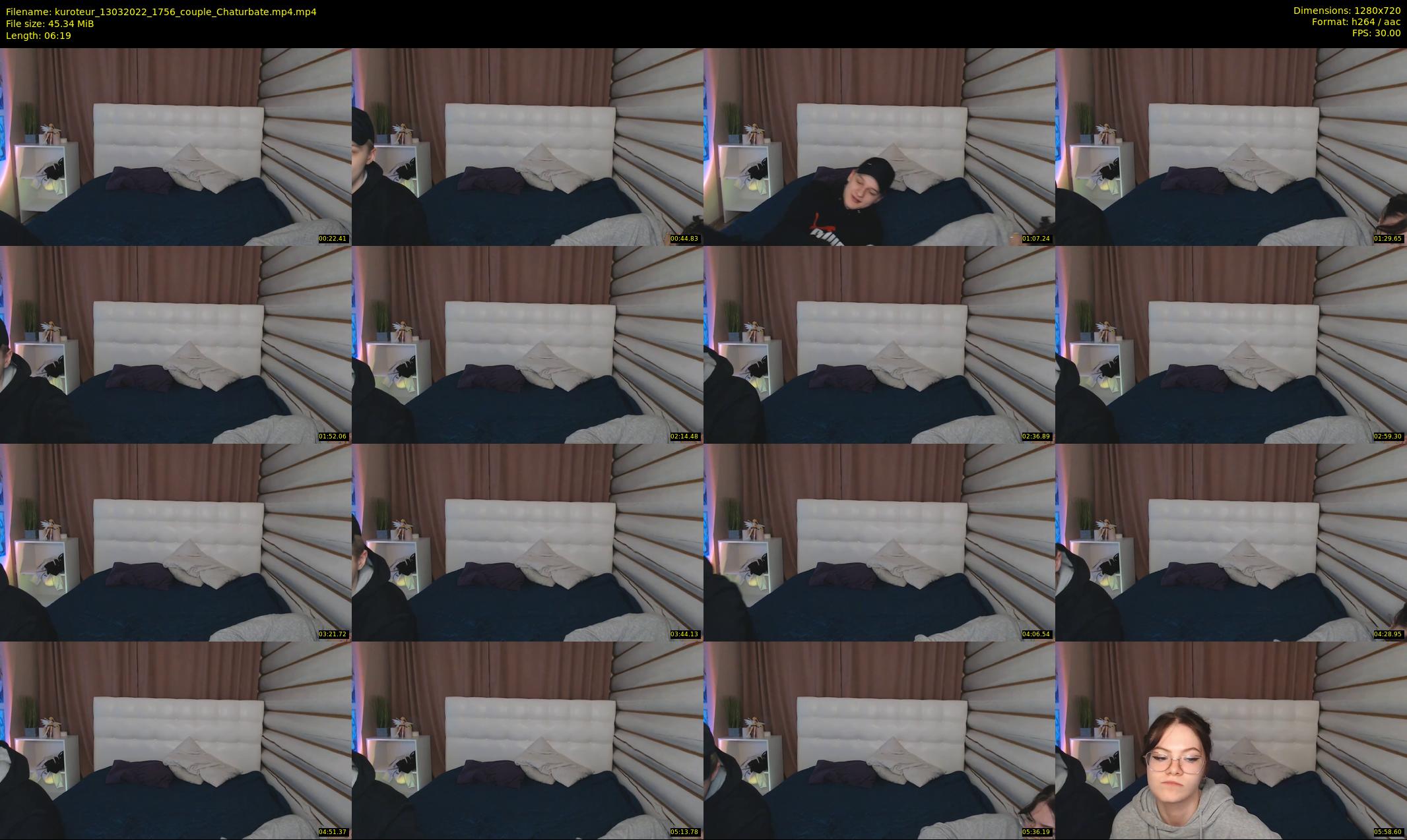 kuroteur — 7 minute Chaturbate couple cam show recording, 720p, Mar 13, 2022