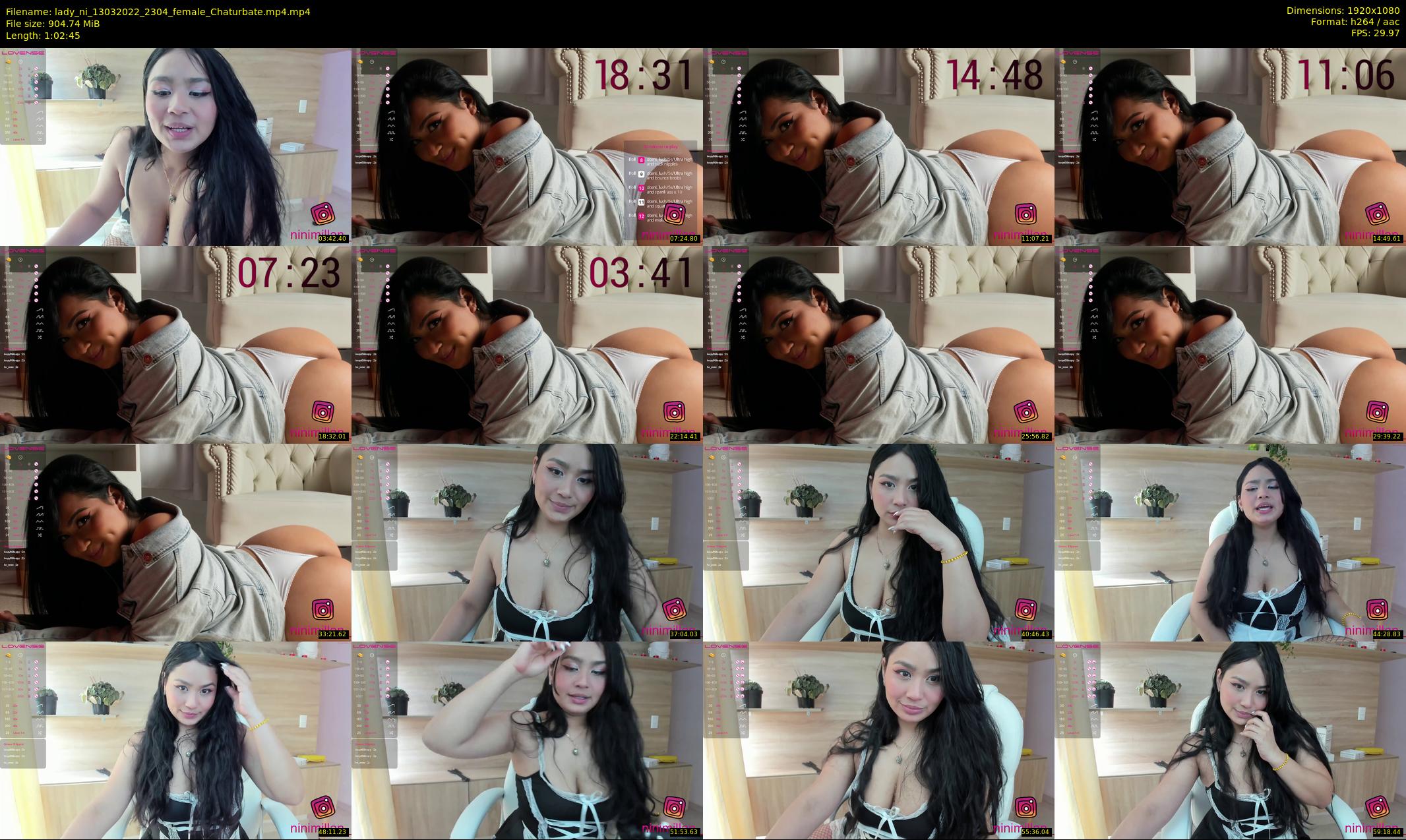 lady_ni — 63 minute Chaturbate female cam show recording, 1080p, Mar 13, 2022