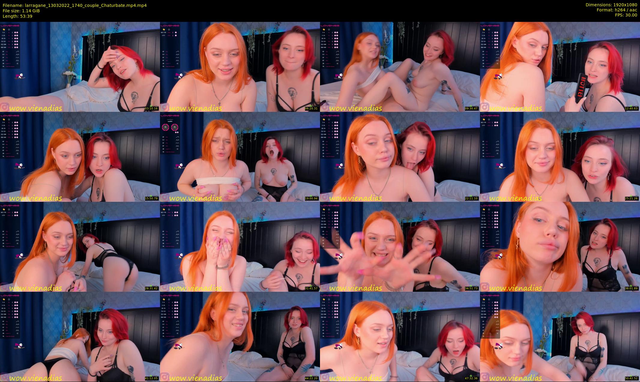 larragane — 54 minute Chaturbate couple cam show recording, 1080p, Mar 13, 2022
