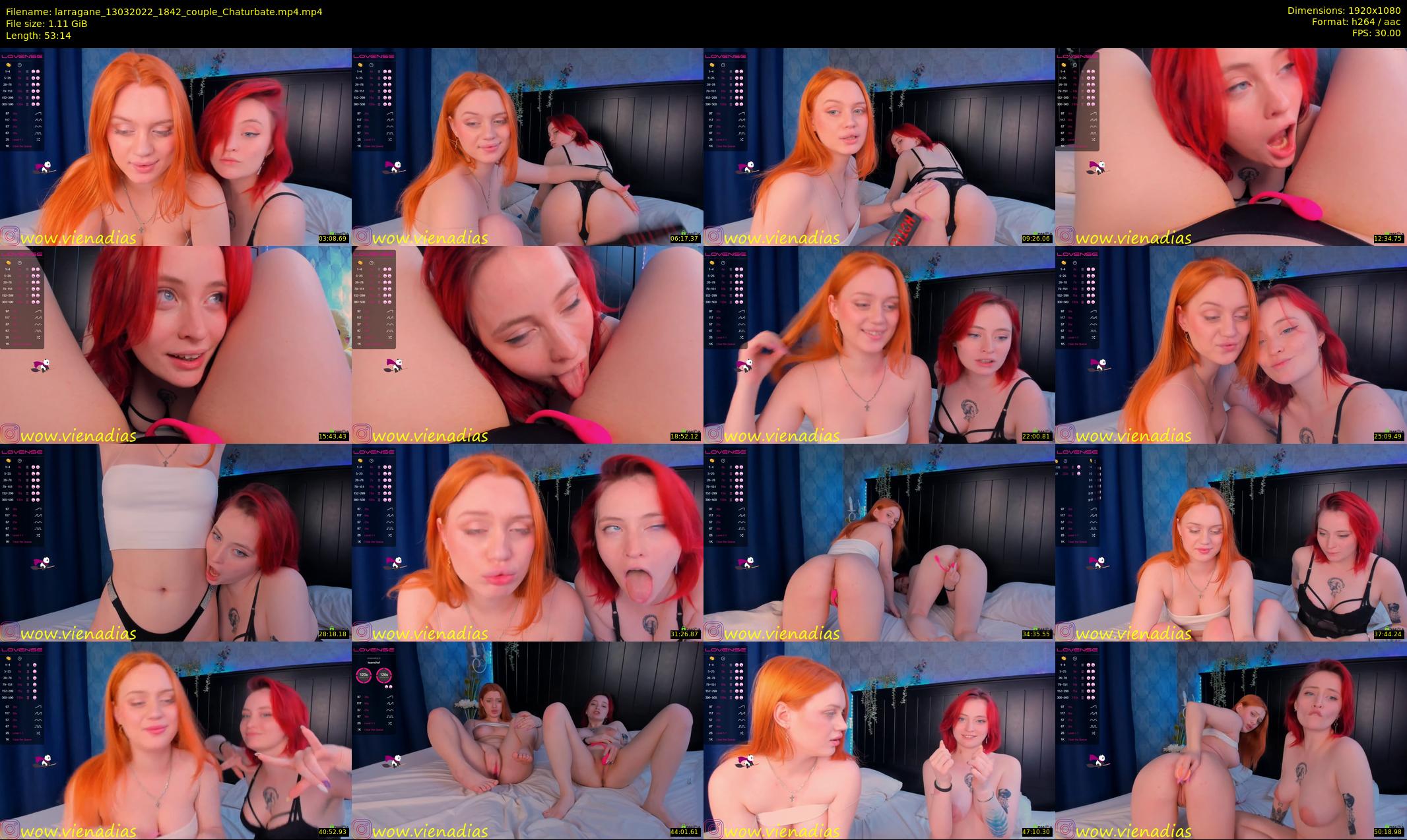 larragane — 54 minute Chaturbate couple cam show recording, 1080p, Mar 13, 2022