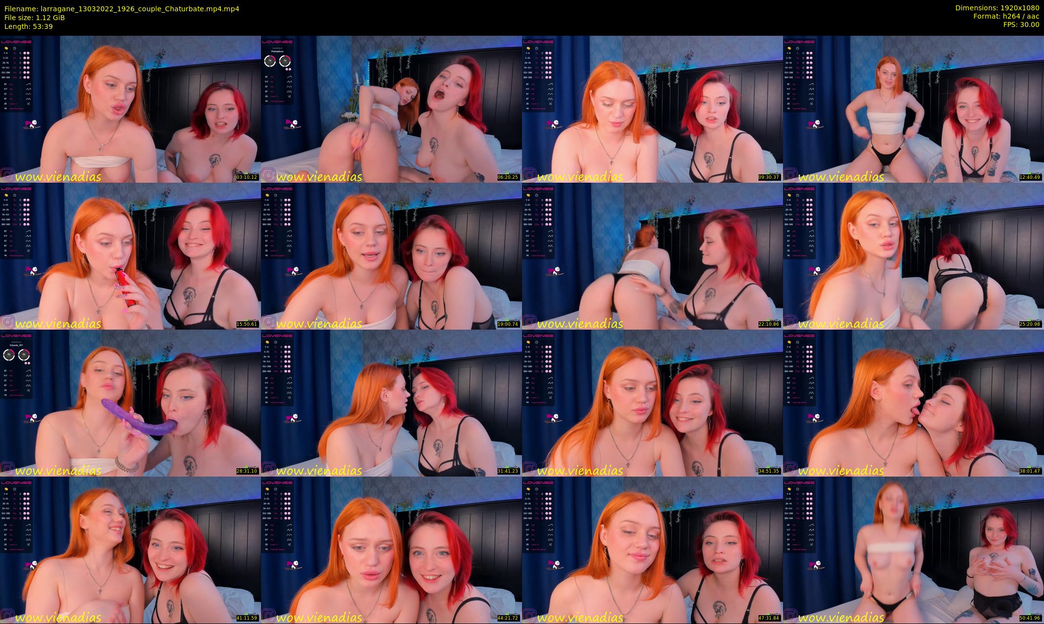 larragane — 54 minute Chaturbate couple cam show recording, 1080p, Mar 13, 2022