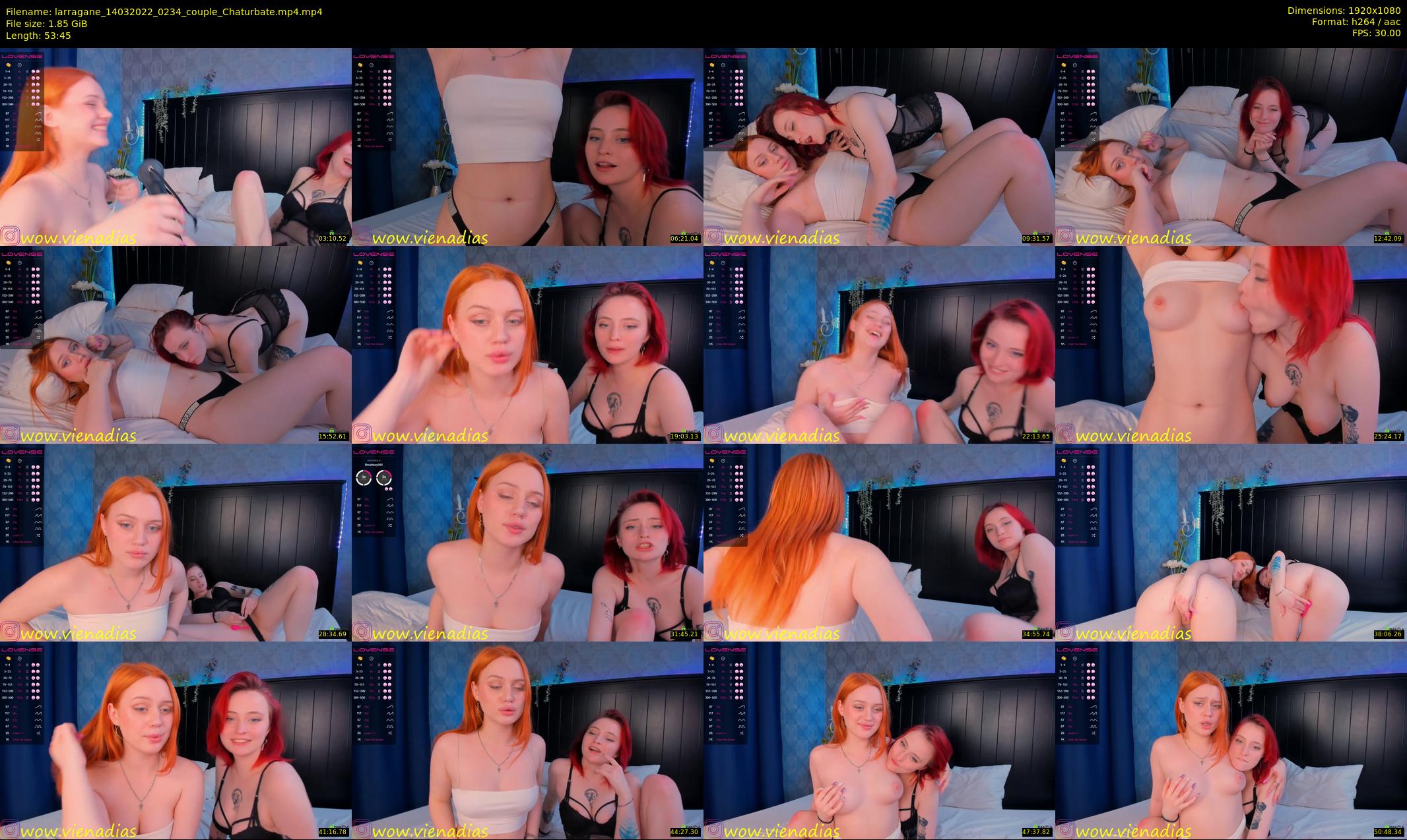 larragane — 54 minute Chaturbate couple cam show recording, 1080p, Mar 14, 2022