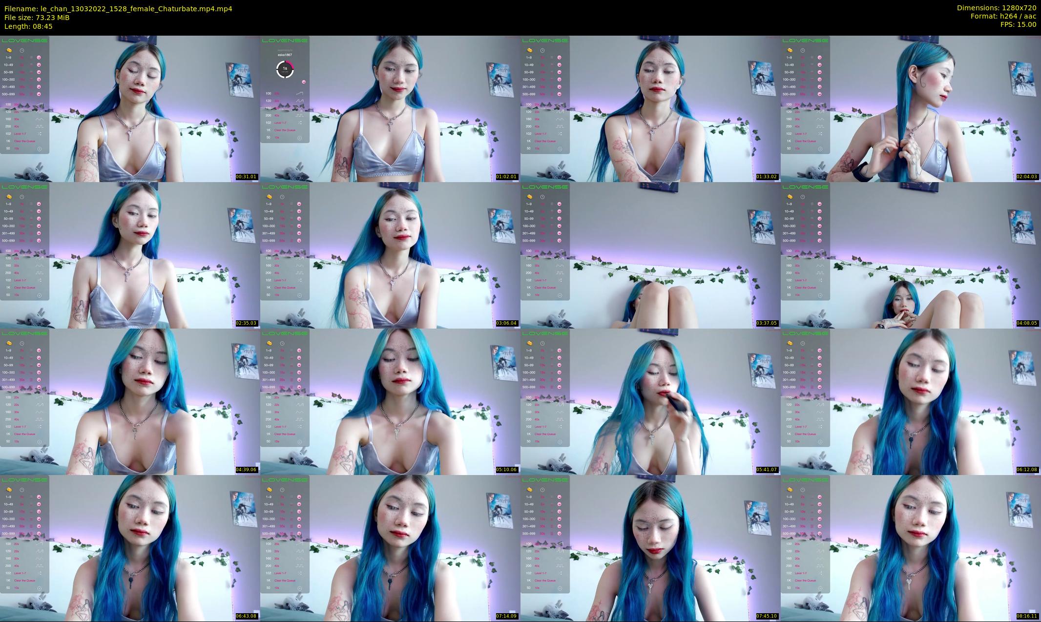 le_chan — 9 minute Chaturbate female cam show recording, 720p, Mar 13, 2022