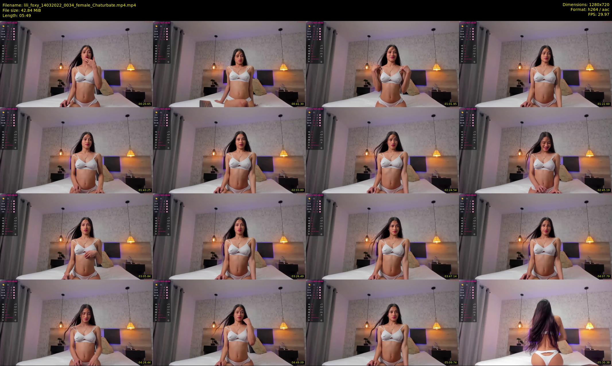 lili_foxy — 6 minute Chaturbate female cam show recording, 720p, Mar 14, 2022