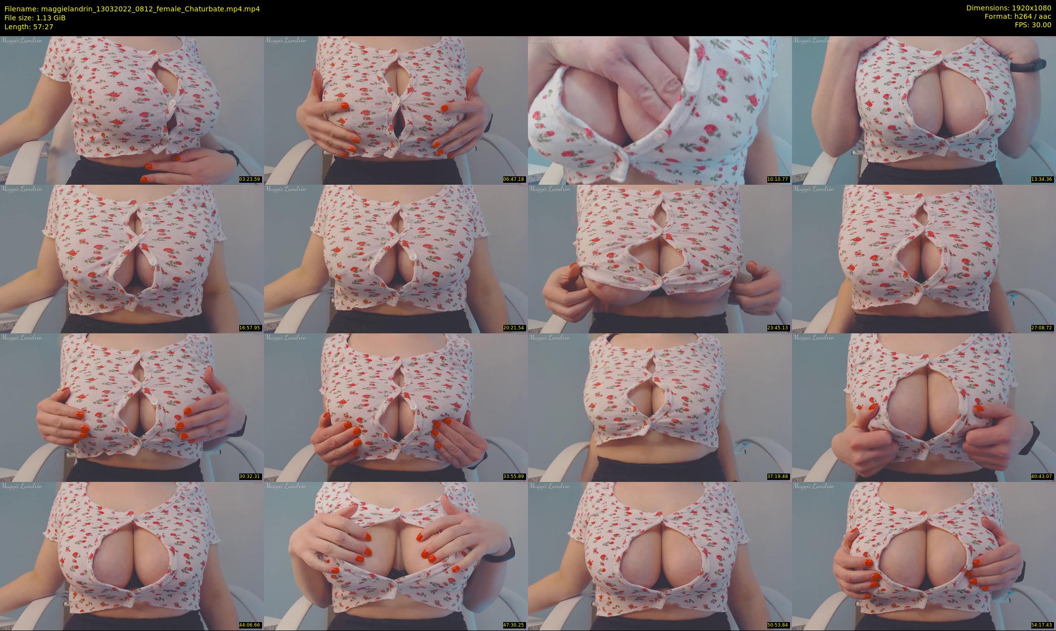 maggielandrin — 58 minute Chaturbate female cam show recording, 1080p, Mar 13, 2022