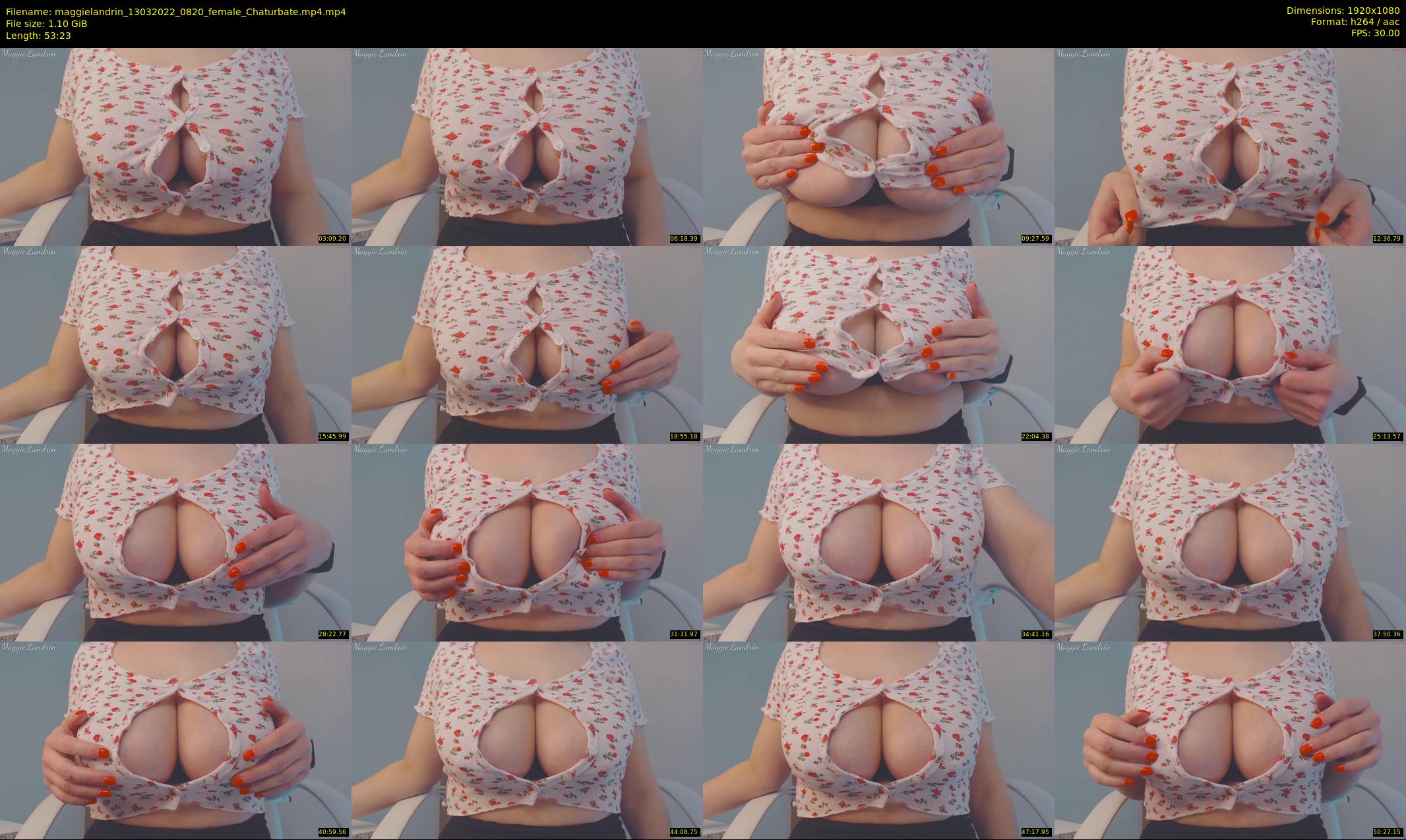 maggielandrin — 54 minute Chaturbate female cam show recording, 1080p, Mar 13, 2022