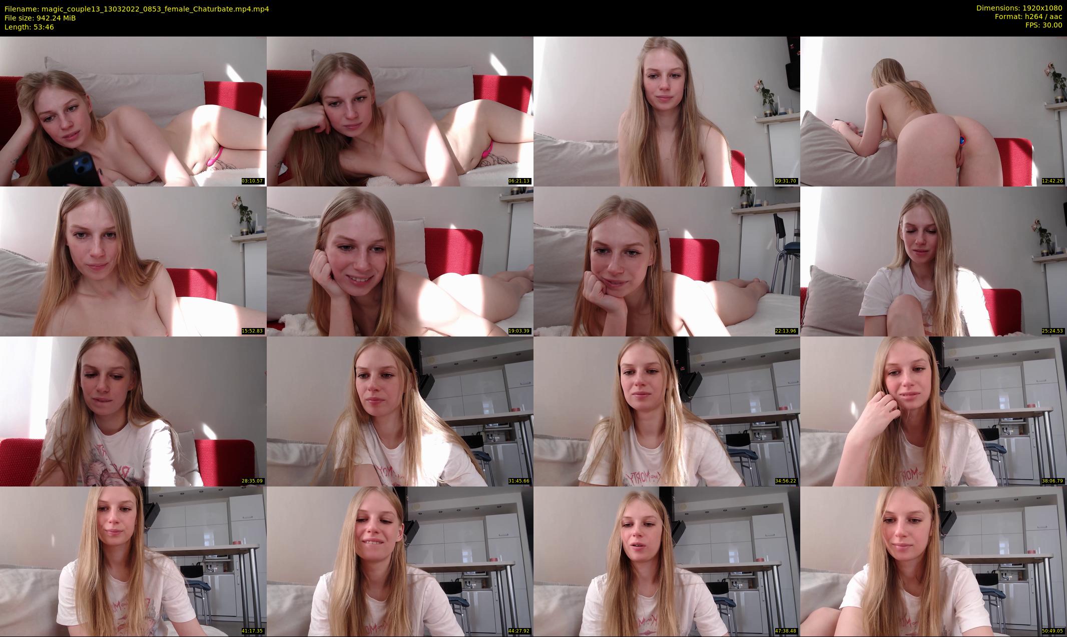 magic_couple13 — 54 minute Chaturbate couple cam show recording, 1080p, Mar 13, 2022