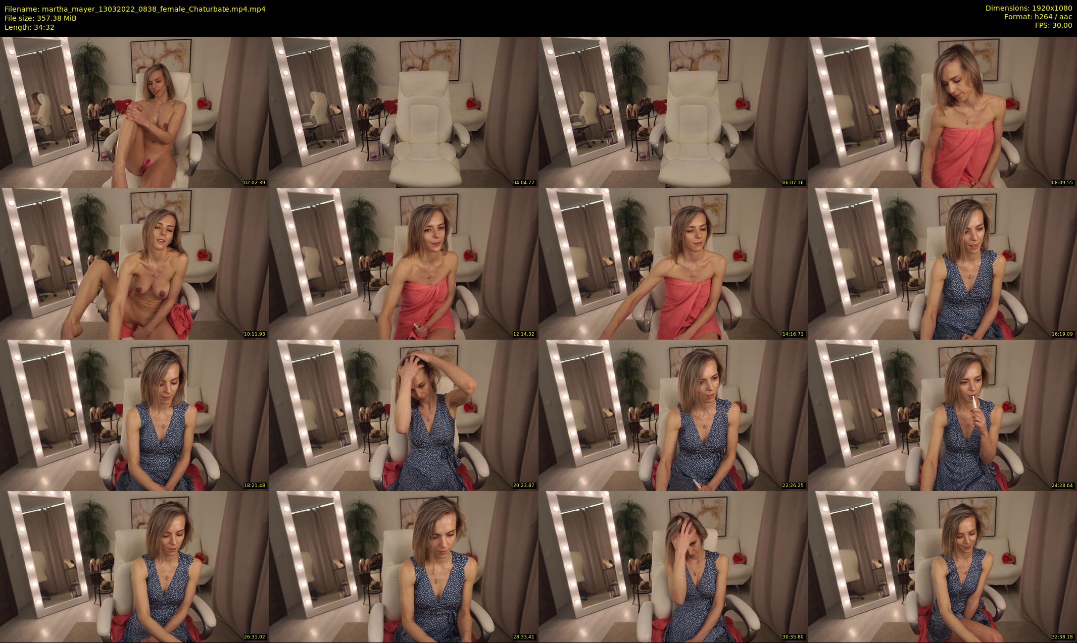 martha_mayer — 35 minute Chaturbate female cam show recording, 1080p, Mar 13, 2022