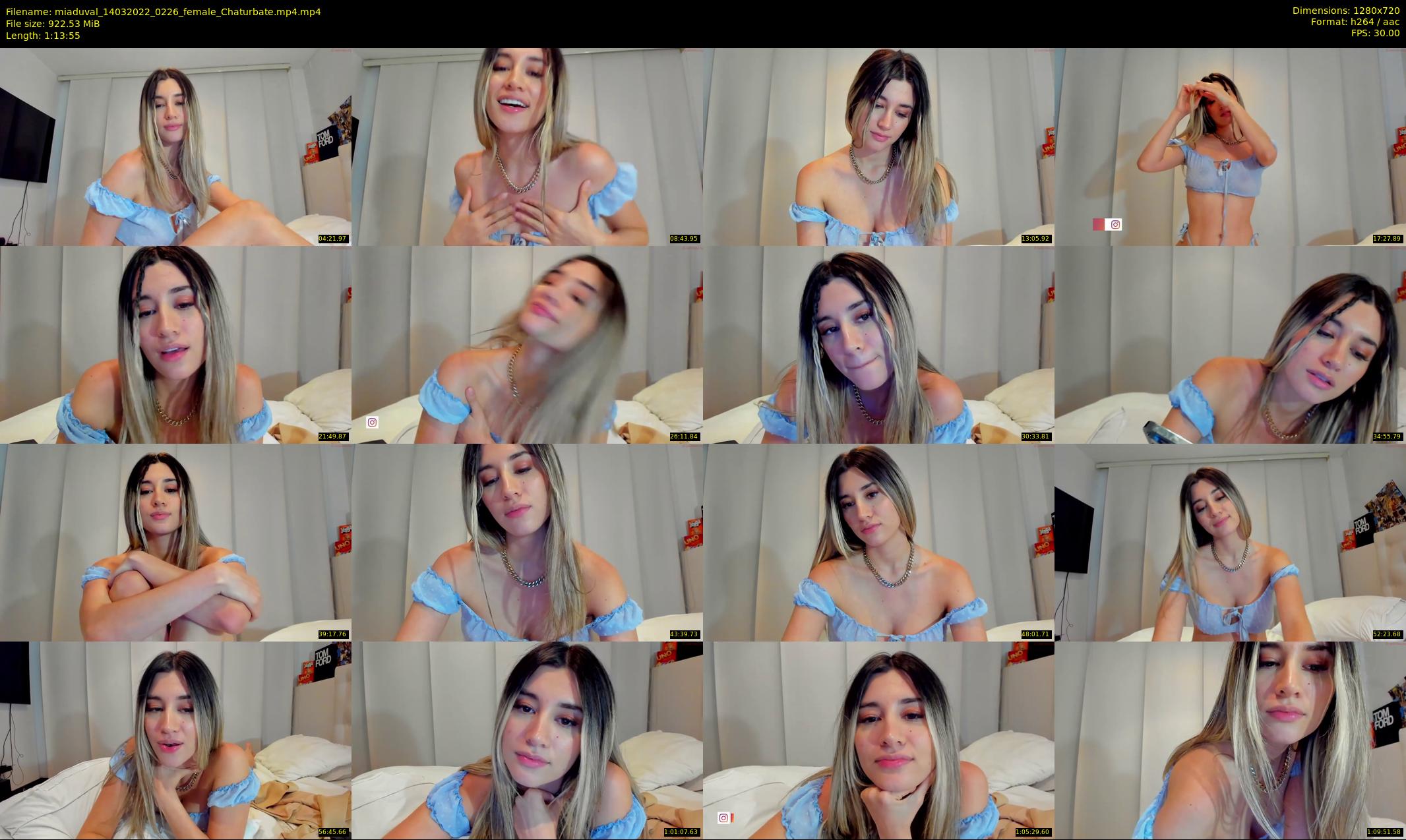 miaduval — 74 minute Chaturbate female cam show recording, 720p, Mar 14, 2022