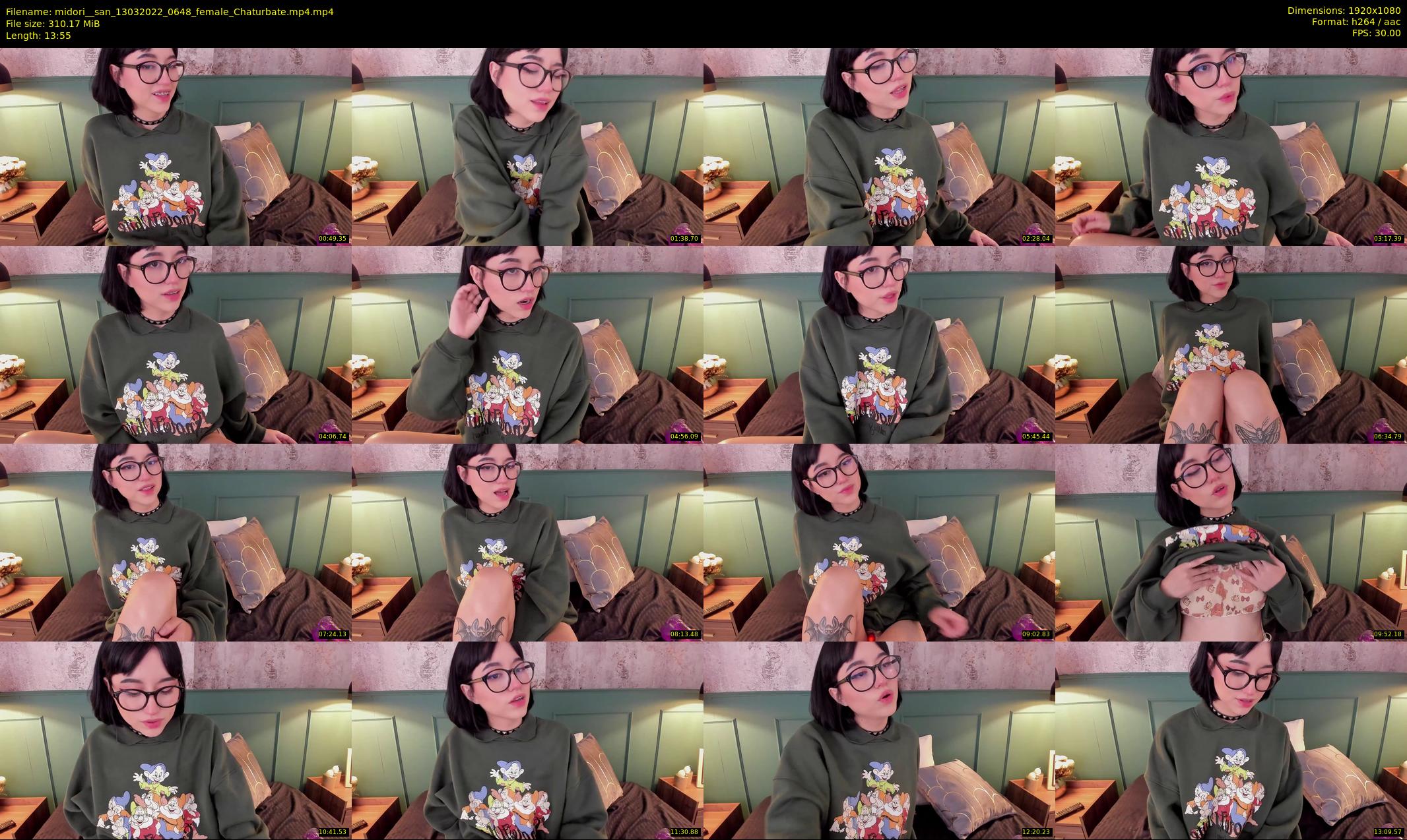 midori__san — 14 minute Chaturbate female cam show recording, 1080p, Mar 13, 2022