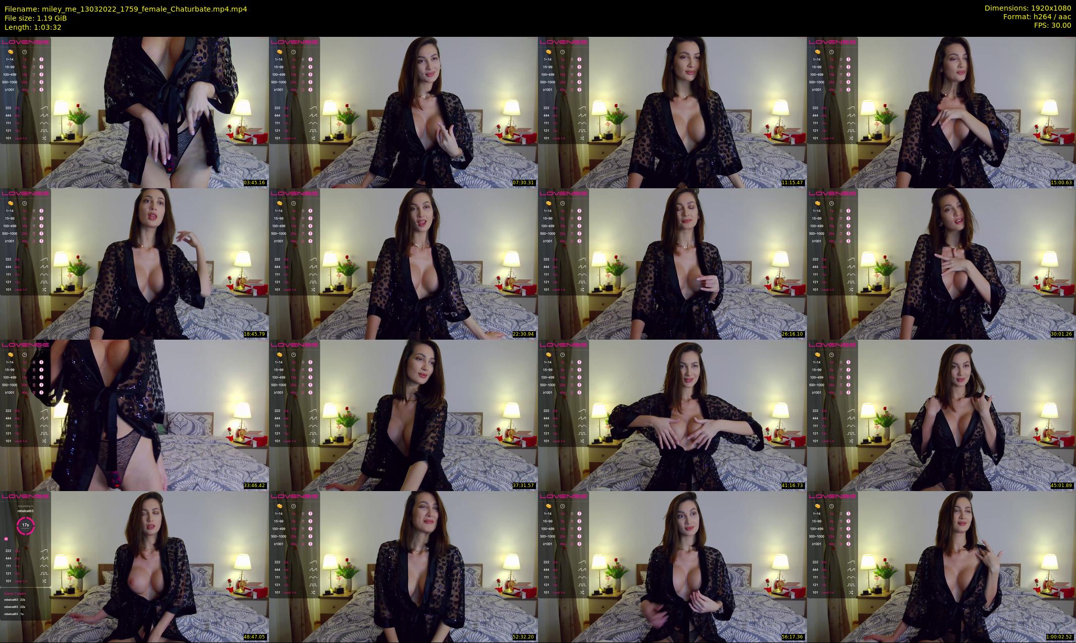miley_me — 64 minute Chaturbate female cam show recording, 1080p, Mar 13, 2022