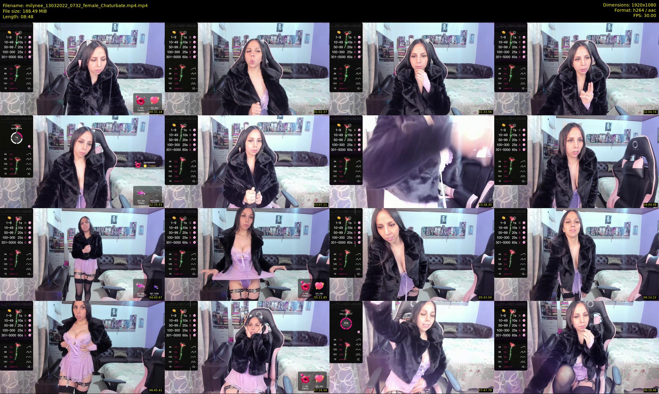 milynee — 9 minute Chaturbate female cam show recording, 1080p, Mar 13, 2022