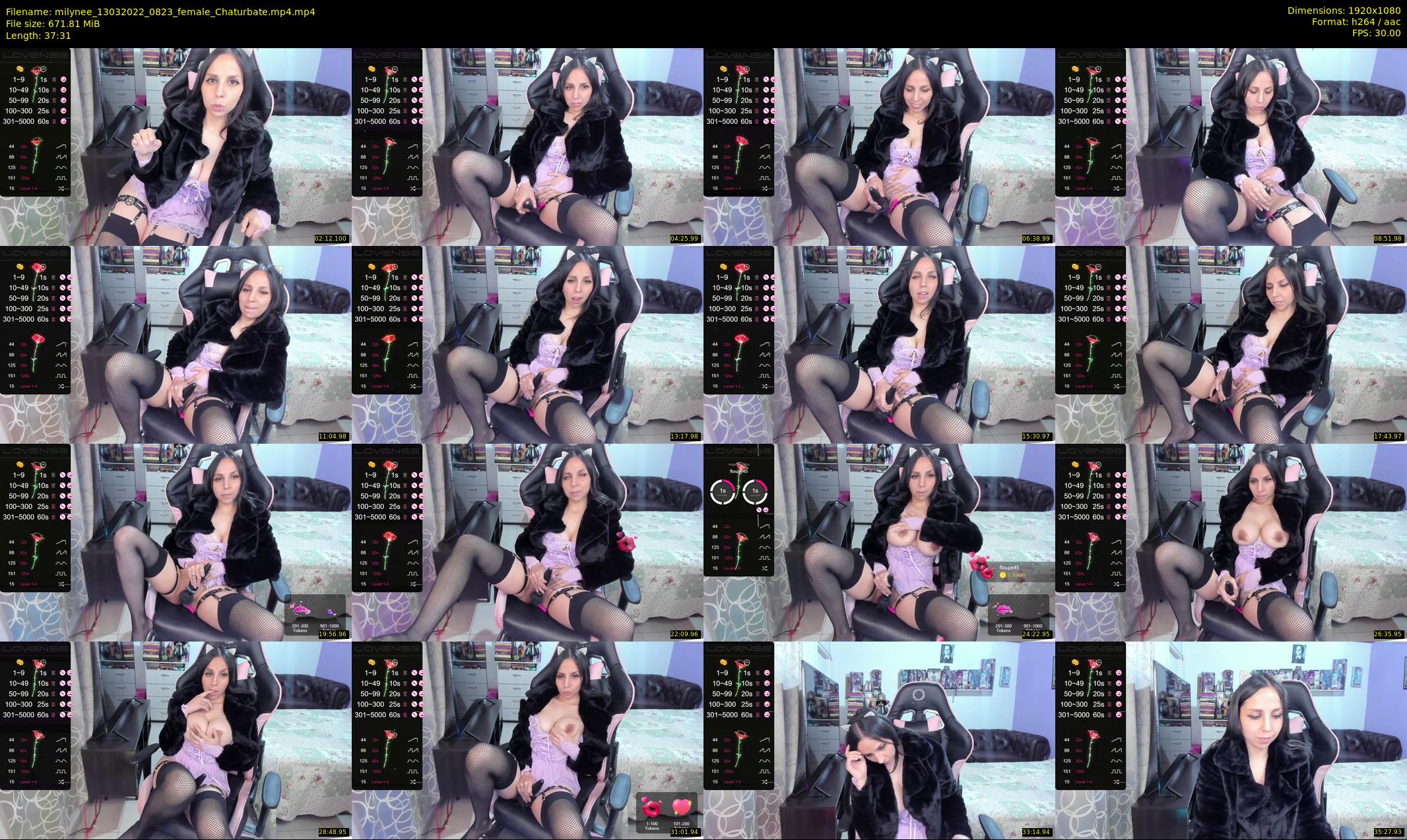 milynee — 38 minute Chaturbate female cam show recording, 1080p, Mar 13, 2022