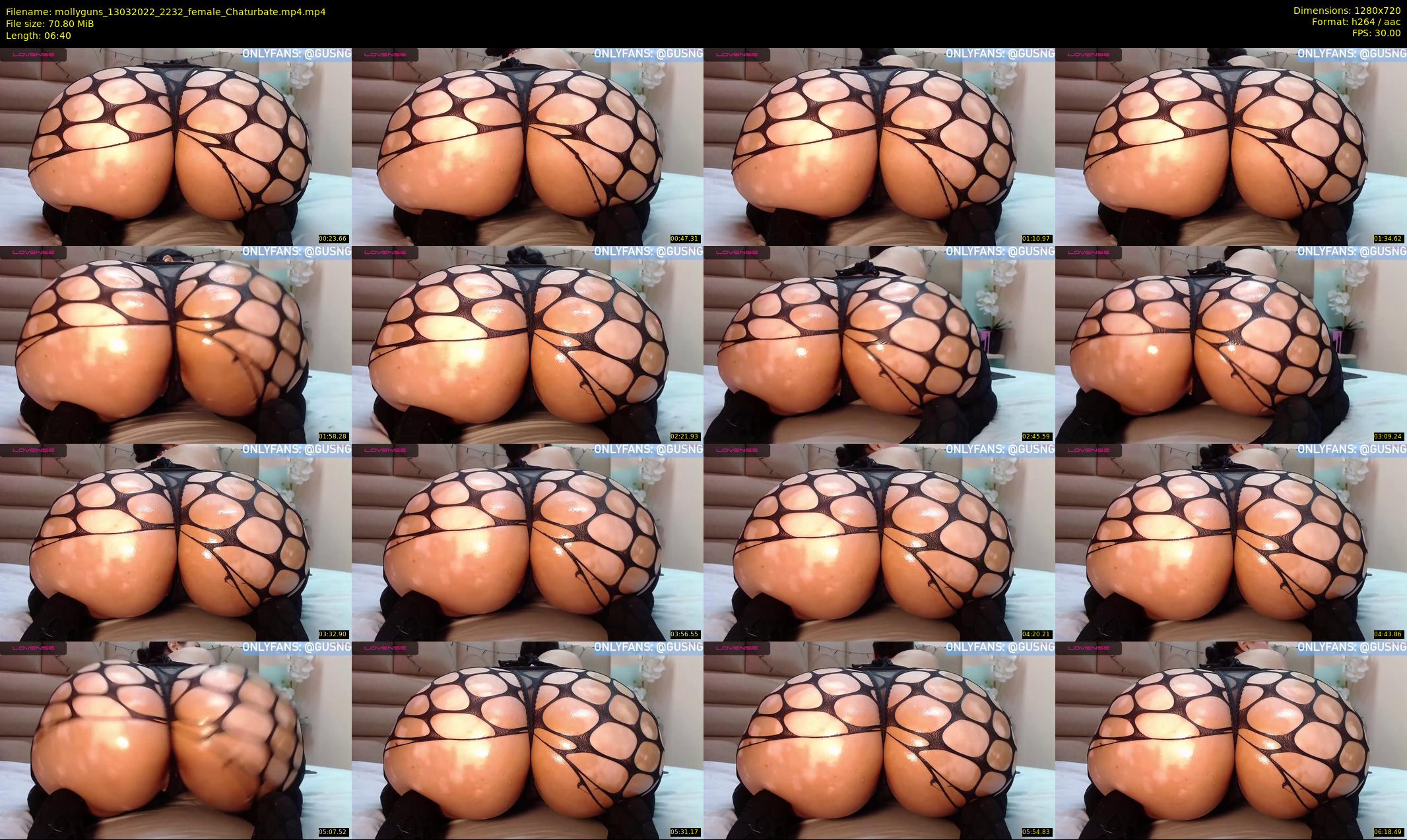 mollyguns — 7 minute Chaturbate female cam show recording, 720p, Mar 13, 2022