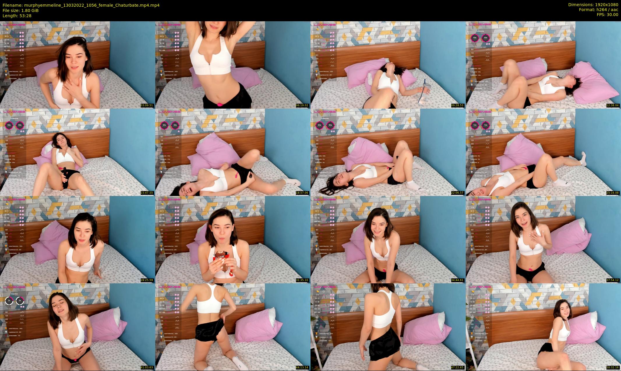 murphyemmeline — 54 minute Chaturbate female cam show recording, 1080p, Mar 13, 2022