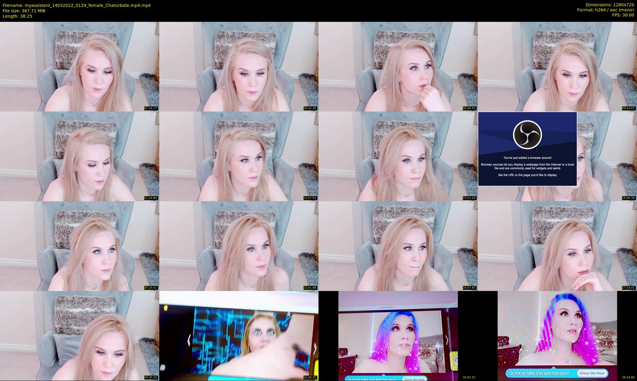 myassistant — 39 minute Chaturbate female cam show recording, 720p, Mar 14, 2022