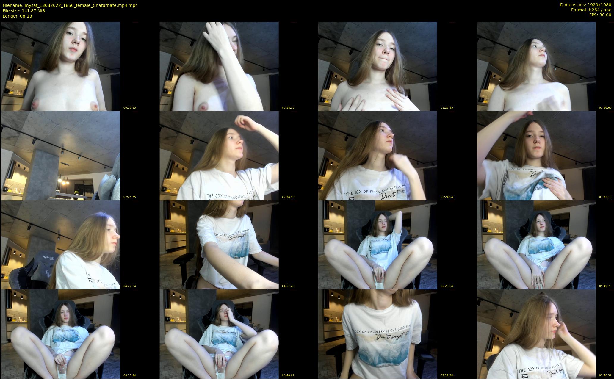 mysat — 9 minute Chaturbate female cam show recording, 1080p, Mar 13, 2022