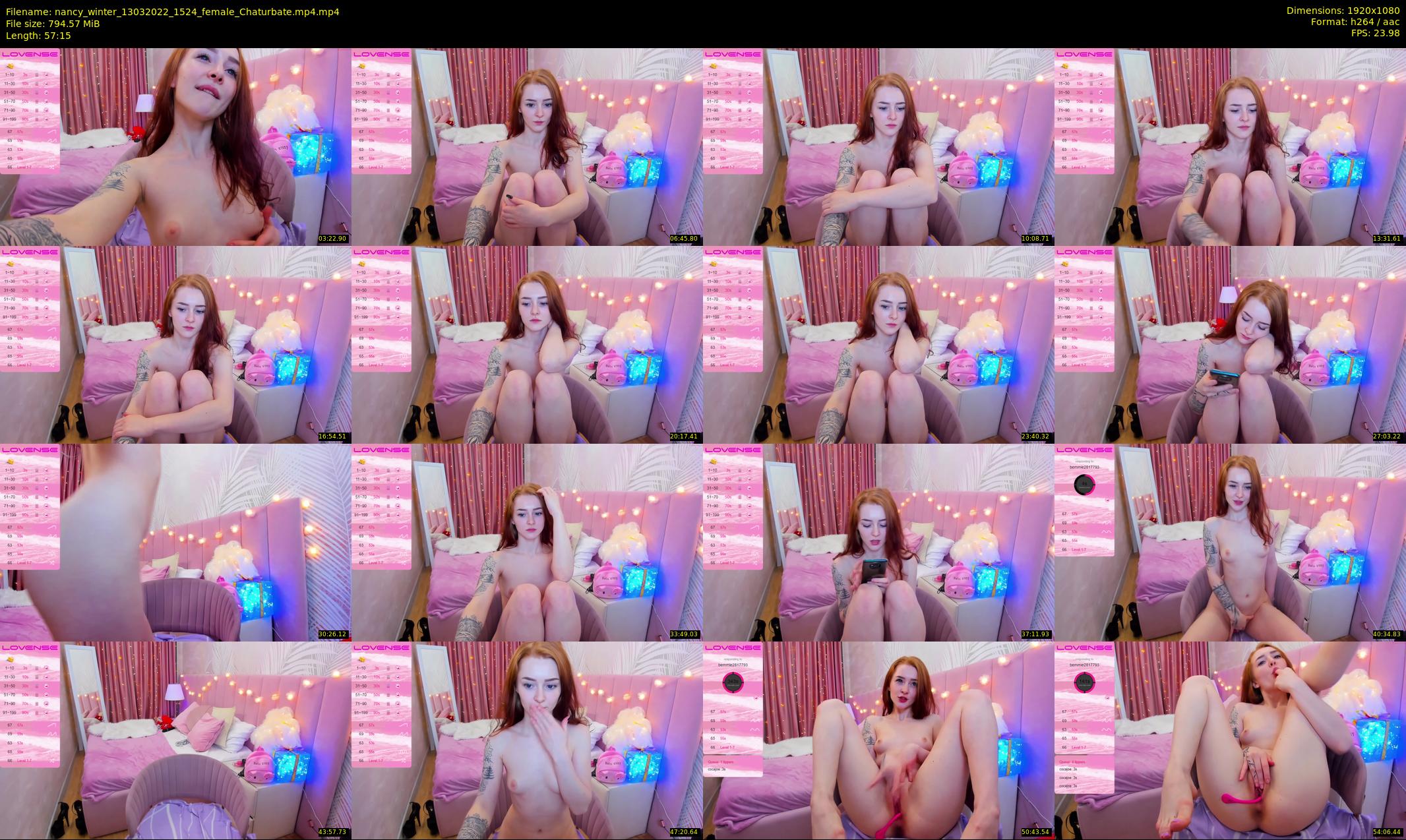nancy_winter — 58 minute Chaturbate female cam show recording, 1080p, Mar 13, 2022