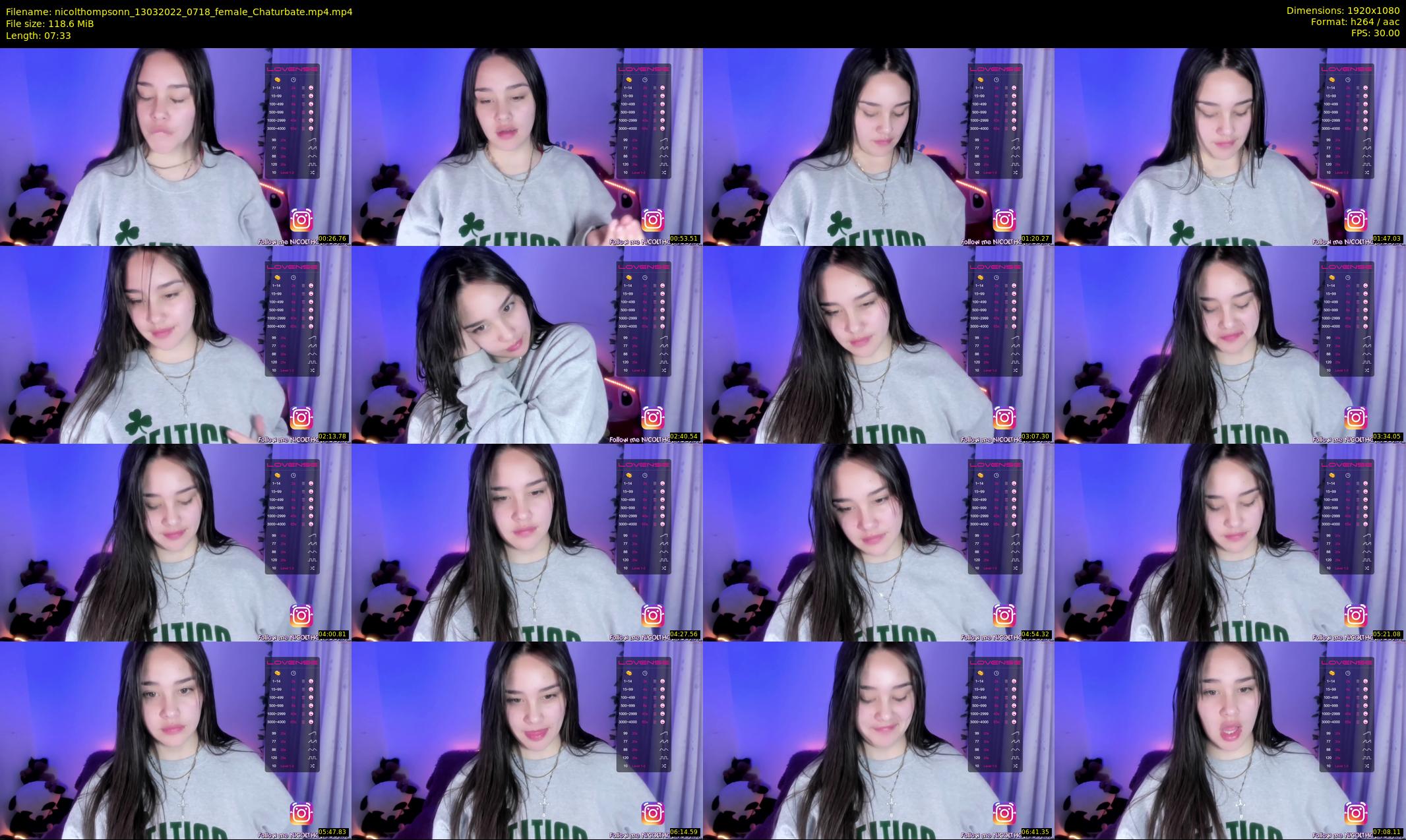 nicolthompsonn — 8 minute Chaturbate female cam show recording, 1080p, Mar 13, 2022