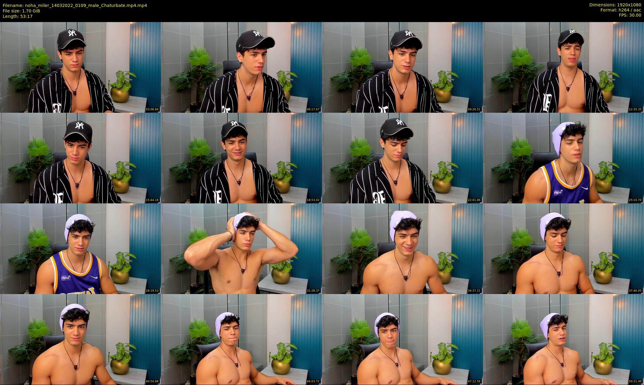 noha_miler — 54 minute Chaturbate male cam show recording, 1080p, Mar 14, 2022