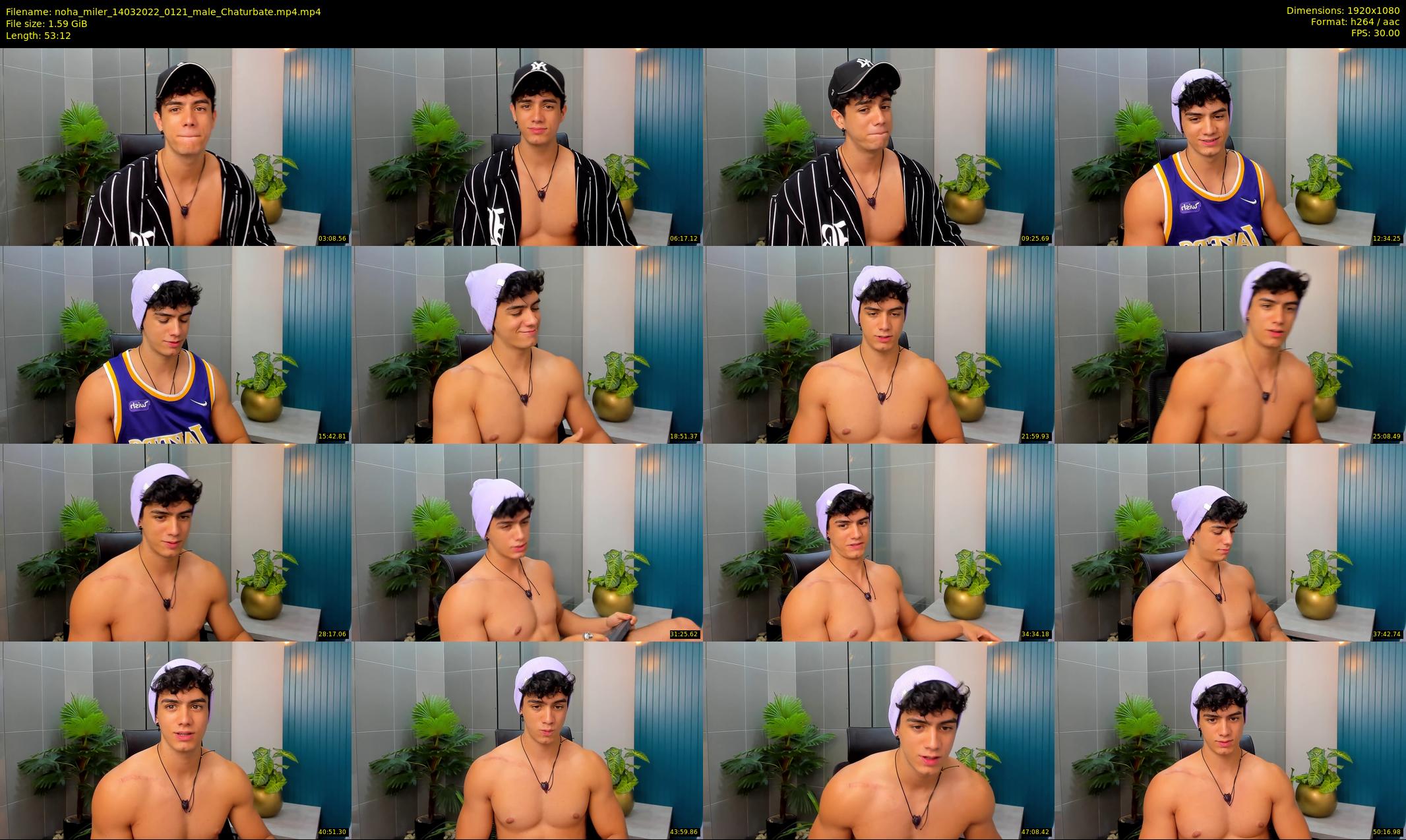noha_miler — 54 minute Chaturbate male cam show recording, 1080p, Mar 14, 2022