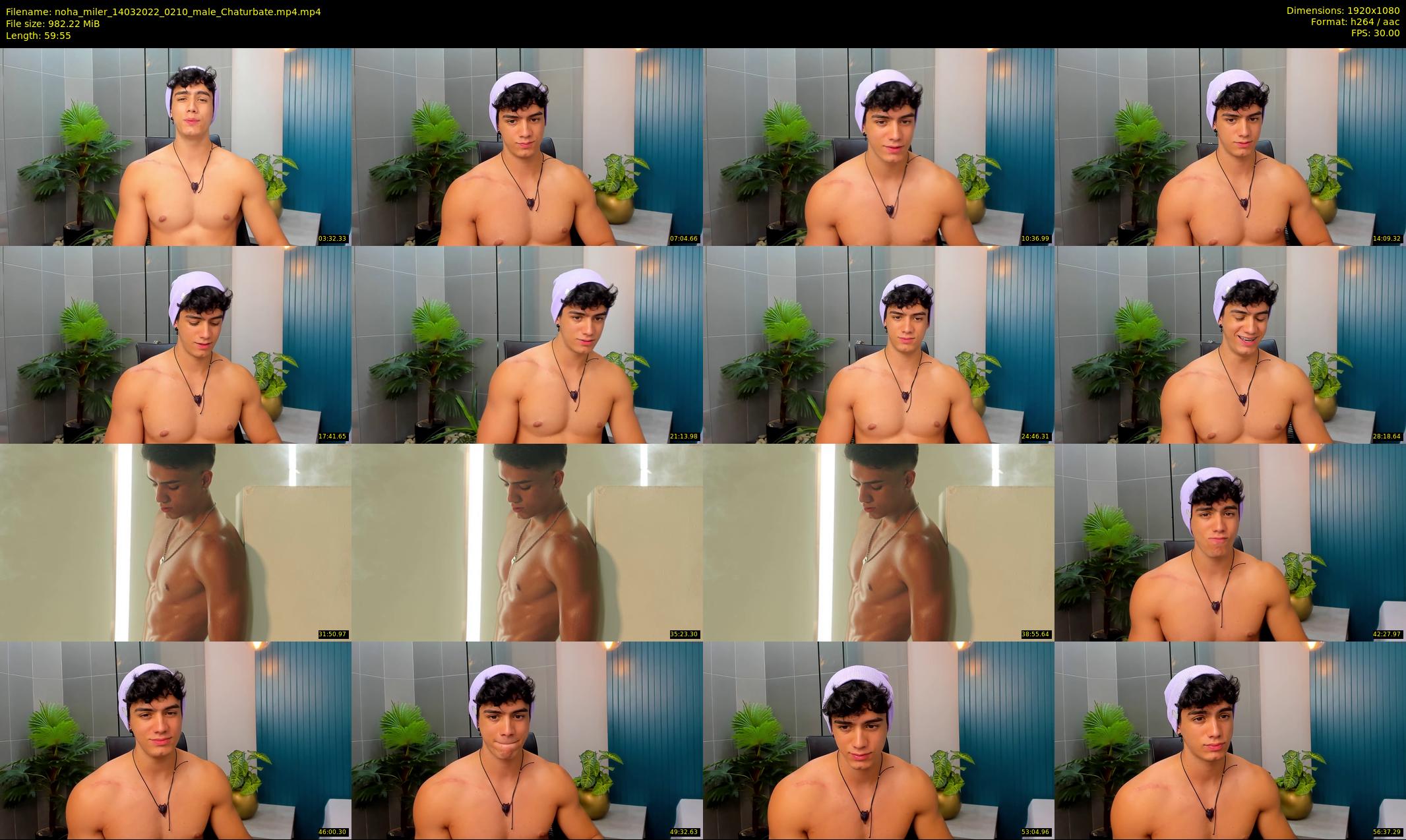 noha_miler — 60 minute Chaturbate male cam show recording, 1080p, Mar 14, 2022
