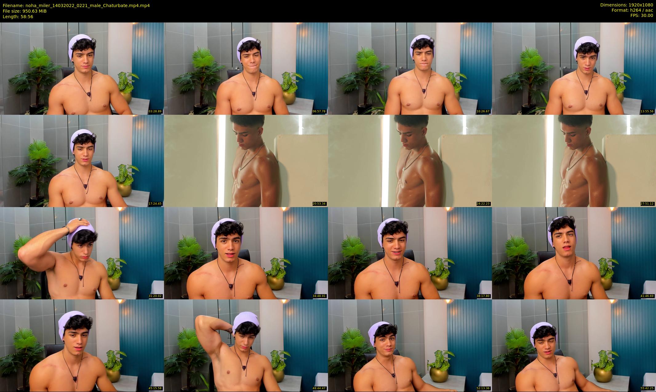noha_miler — 59 minute Chaturbate male cam show recording, 1080p, Mar 14, 2022
