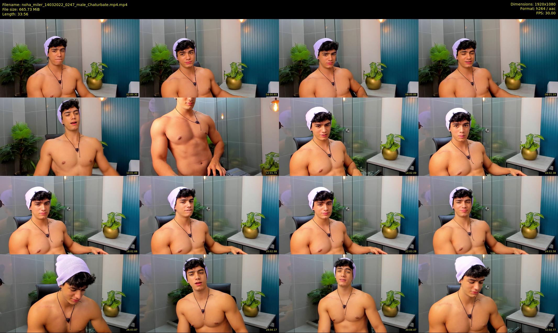 noha_miler — 34 minute Chaturbate male cam show recording, 1080p, Mar 14, 2022