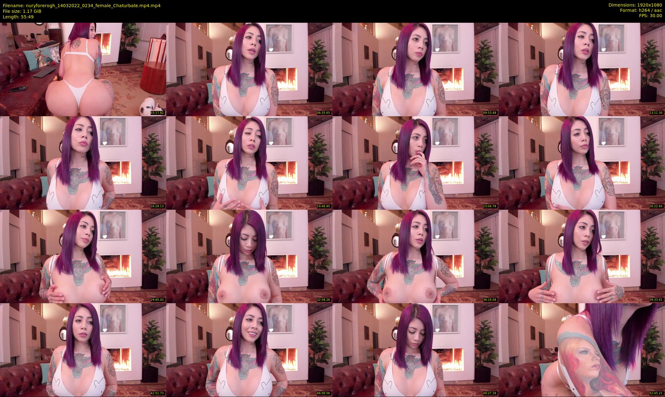 nuryforerogh — 56 minute Chaturbate female cam show recording, 1080p, Mar 14, 2022