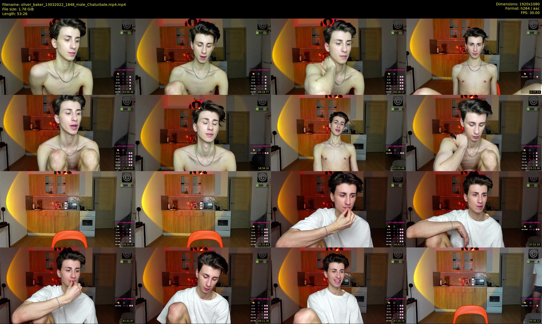 oliver_baker — 54 minute Chaturbate male cam show recording, 1080p, Mar 13, 2022