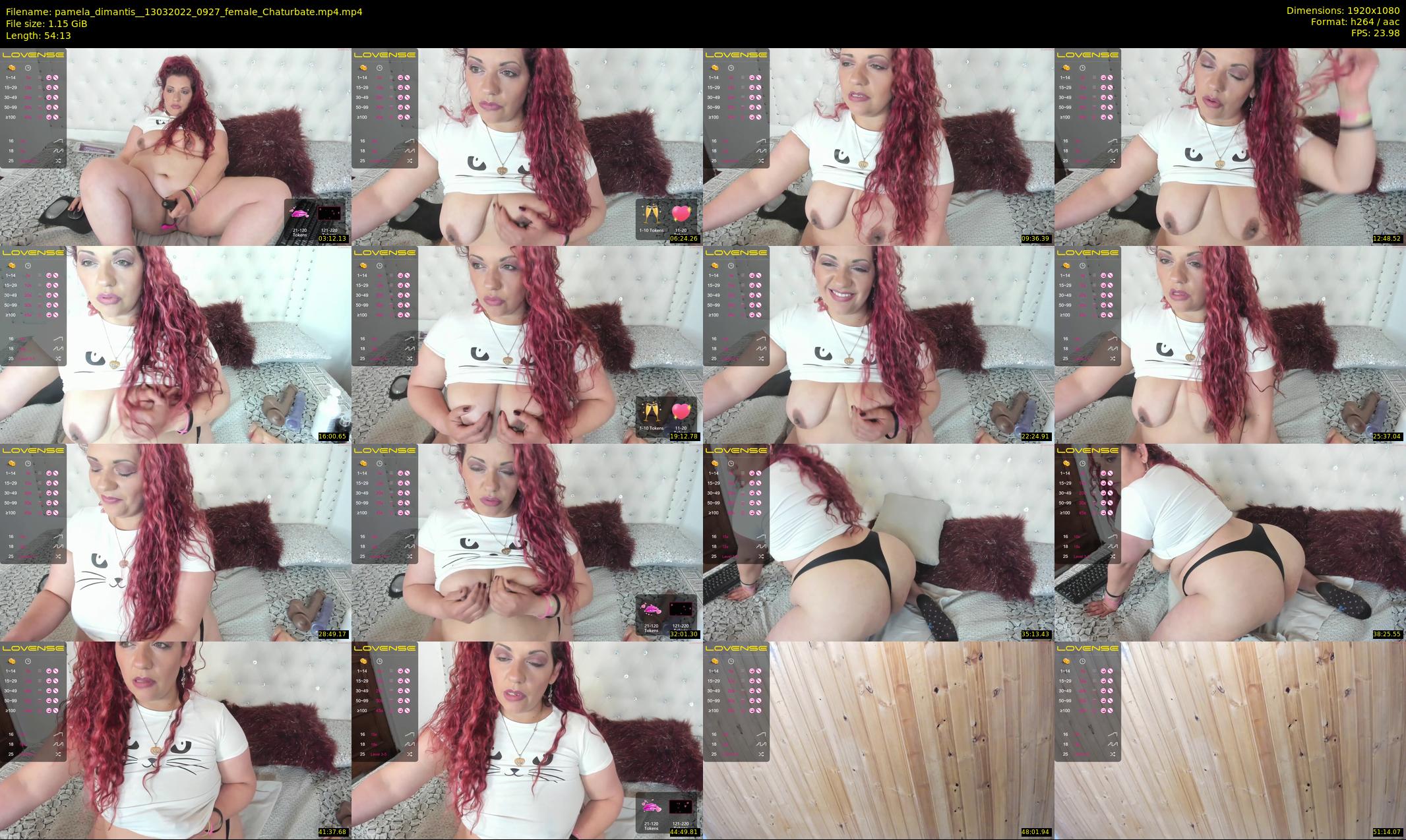 pamela_dimantis_ — 55 minute Chaturbate female cam show recording, 1080p, Mar 13, 2022