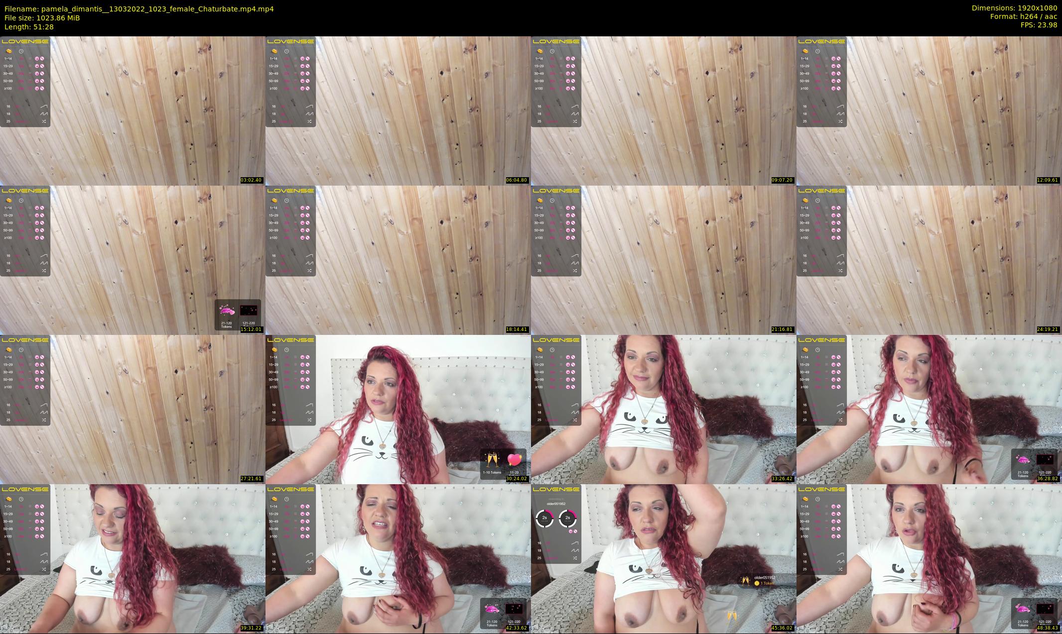pamela_dimantis_ — 52 minute Chaturbate female cam show recording, 1080p, Mar 13, 2022