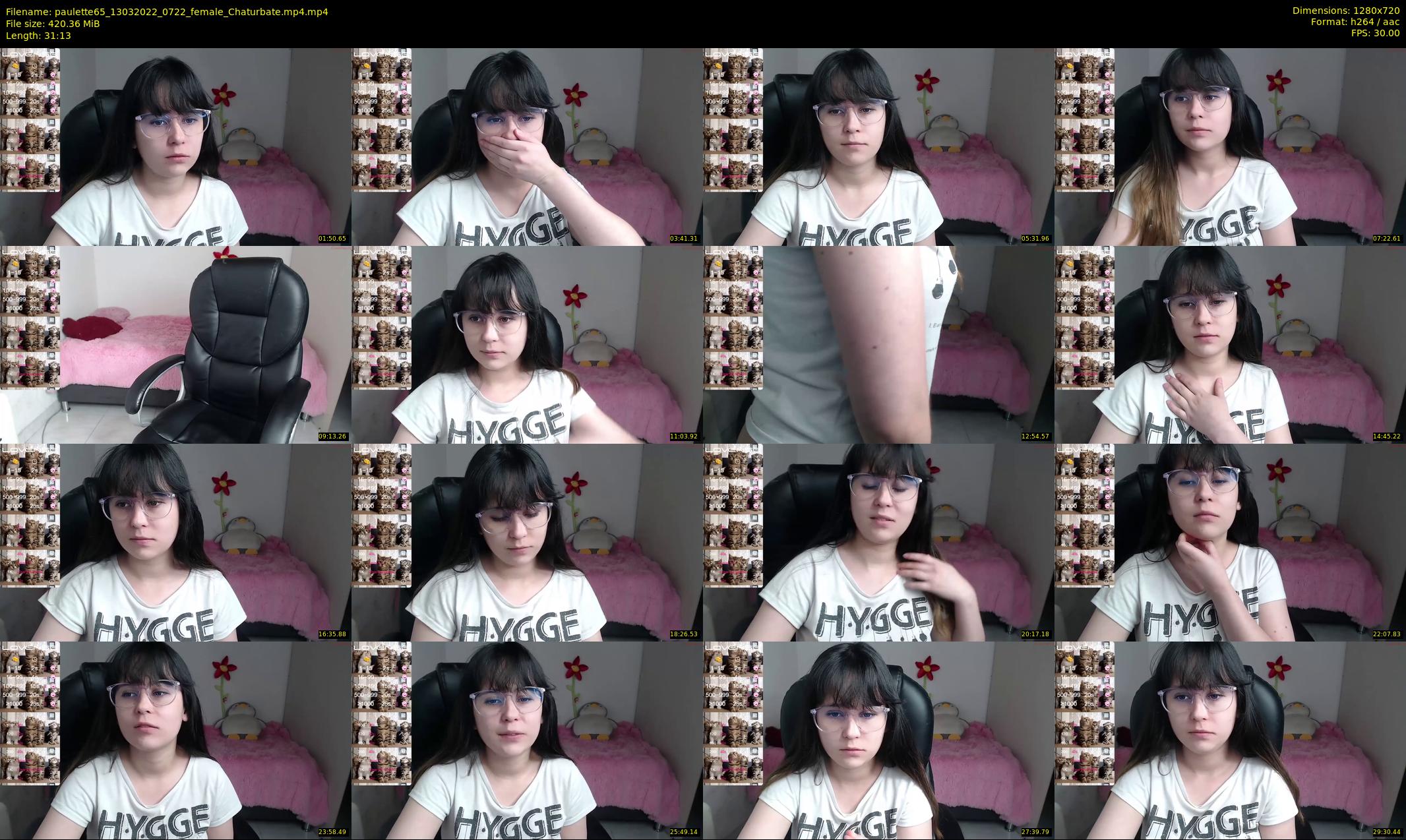paulette65 — 32 minute Chaturbate female cam show recording, 720p, Mar 13, 2022