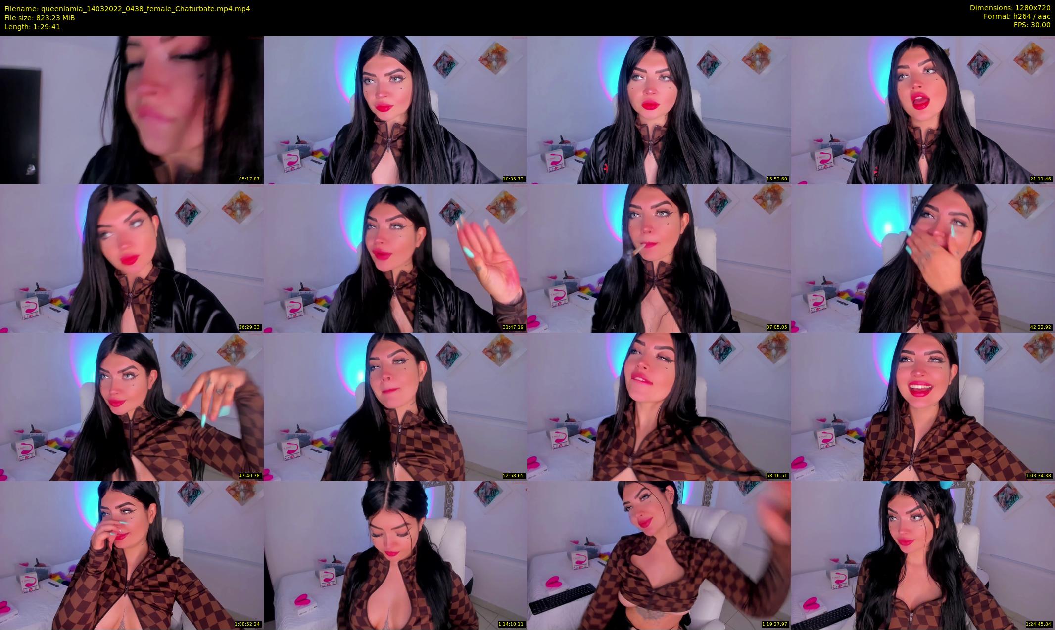 queenlamia — 90 minute Chaturbate female cam show recording, 720p, Mar 14, 2022