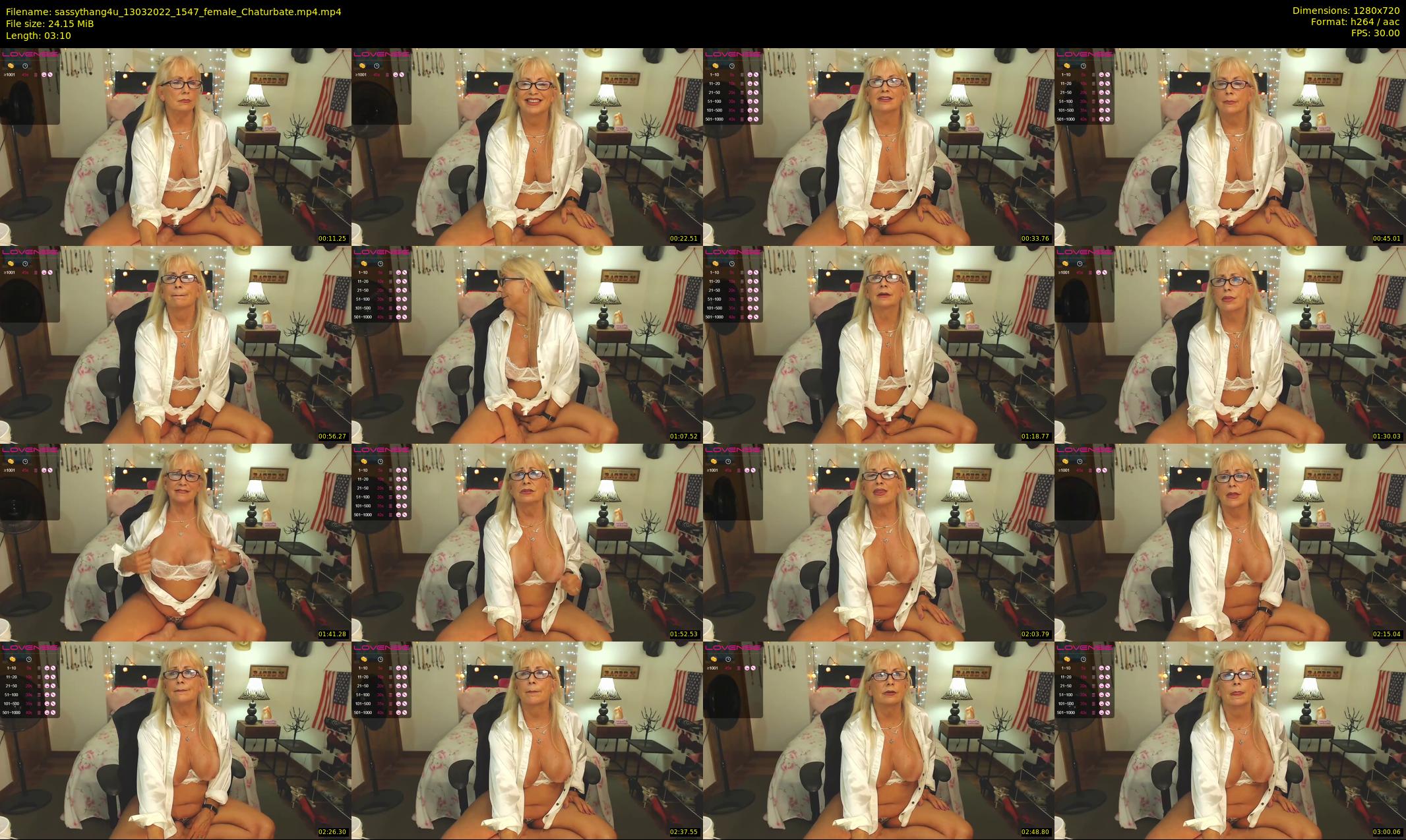 sassythang4u — 4 minute Chaturbate female cam show recording, 720p, Mar 13, 2022