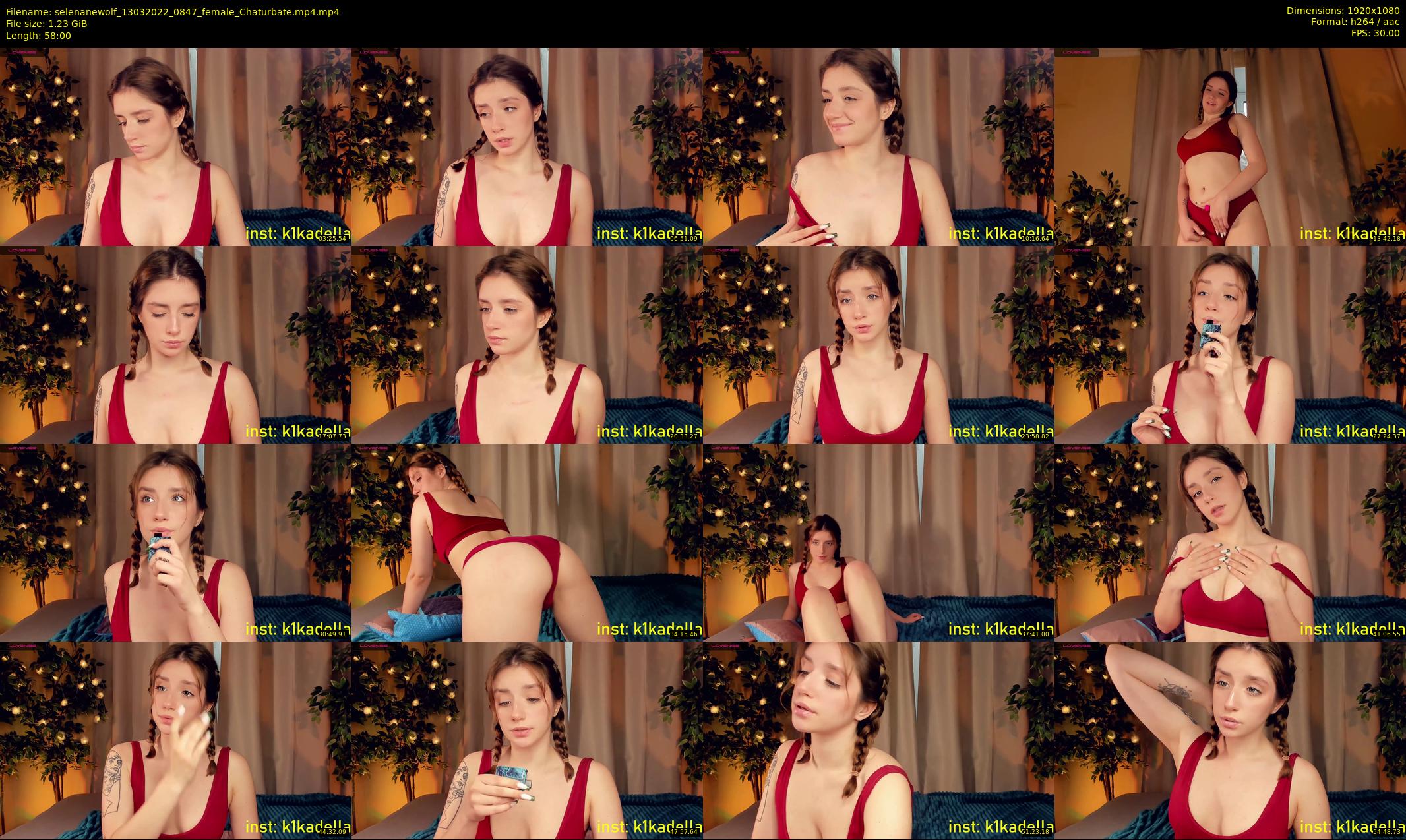 selenanewolf — 58 minute Chaturbate couple cam show recording, 1080p, Mar 13, 2022