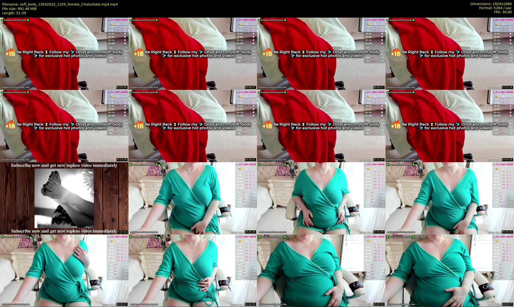 soft_body — 52 minute Chaturbate female cam show recording, 1080p, Mar 13, 2022