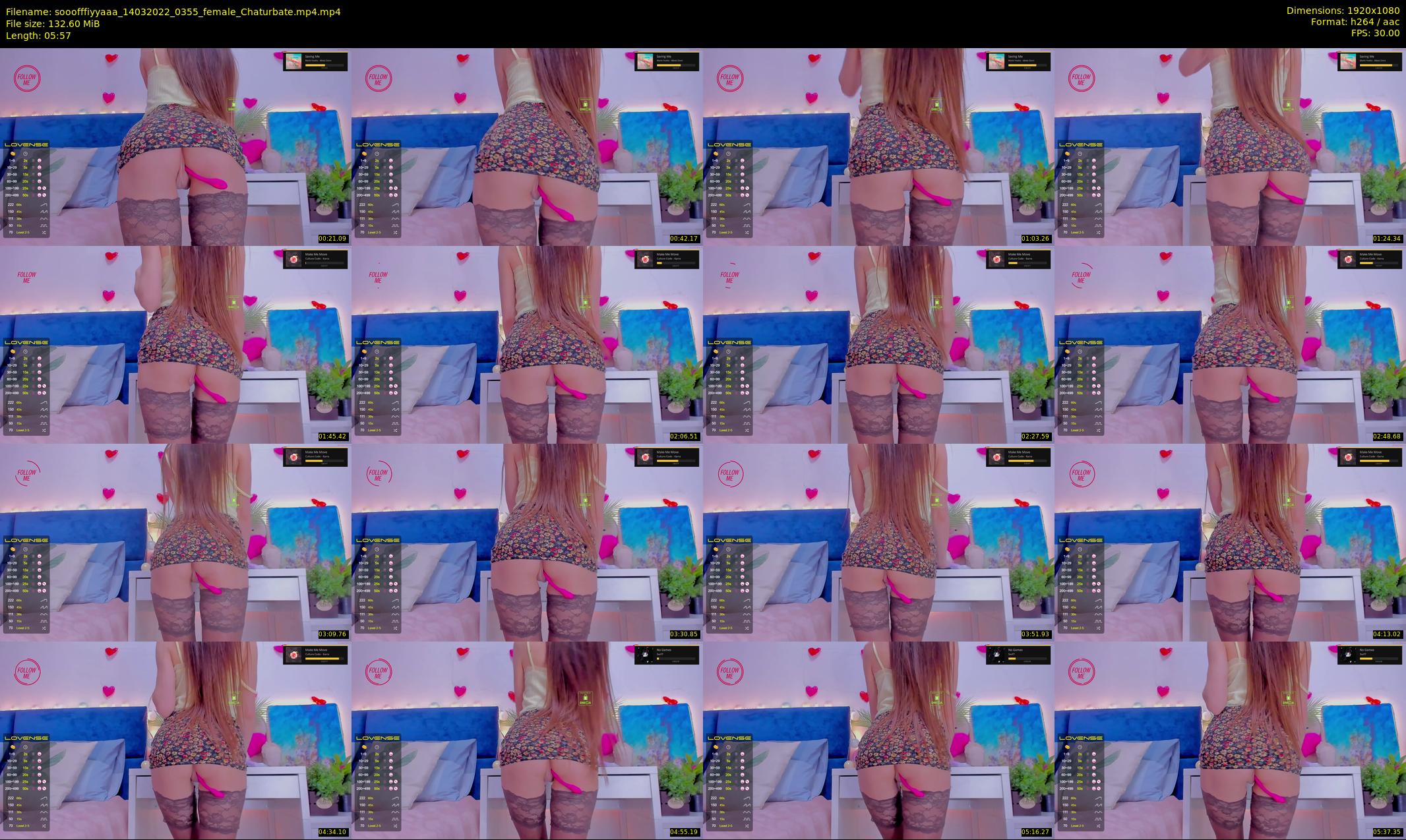 sooofffiyyaaa — 6 minute Chaturbate female cam show recording, 1080p, Mar 14, 2022
