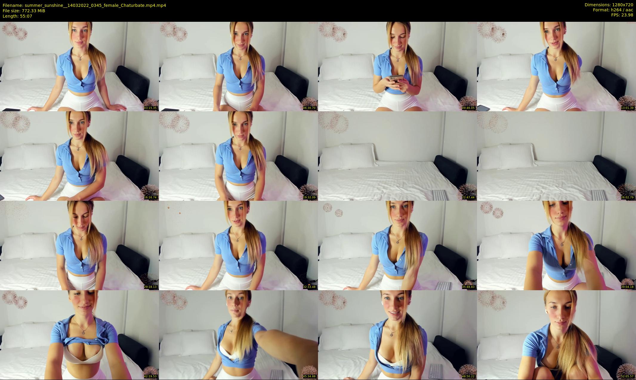 summer_sunshine_ — 56 minute Chaturbate female cam show recording, 720p, Mar 14, 2022