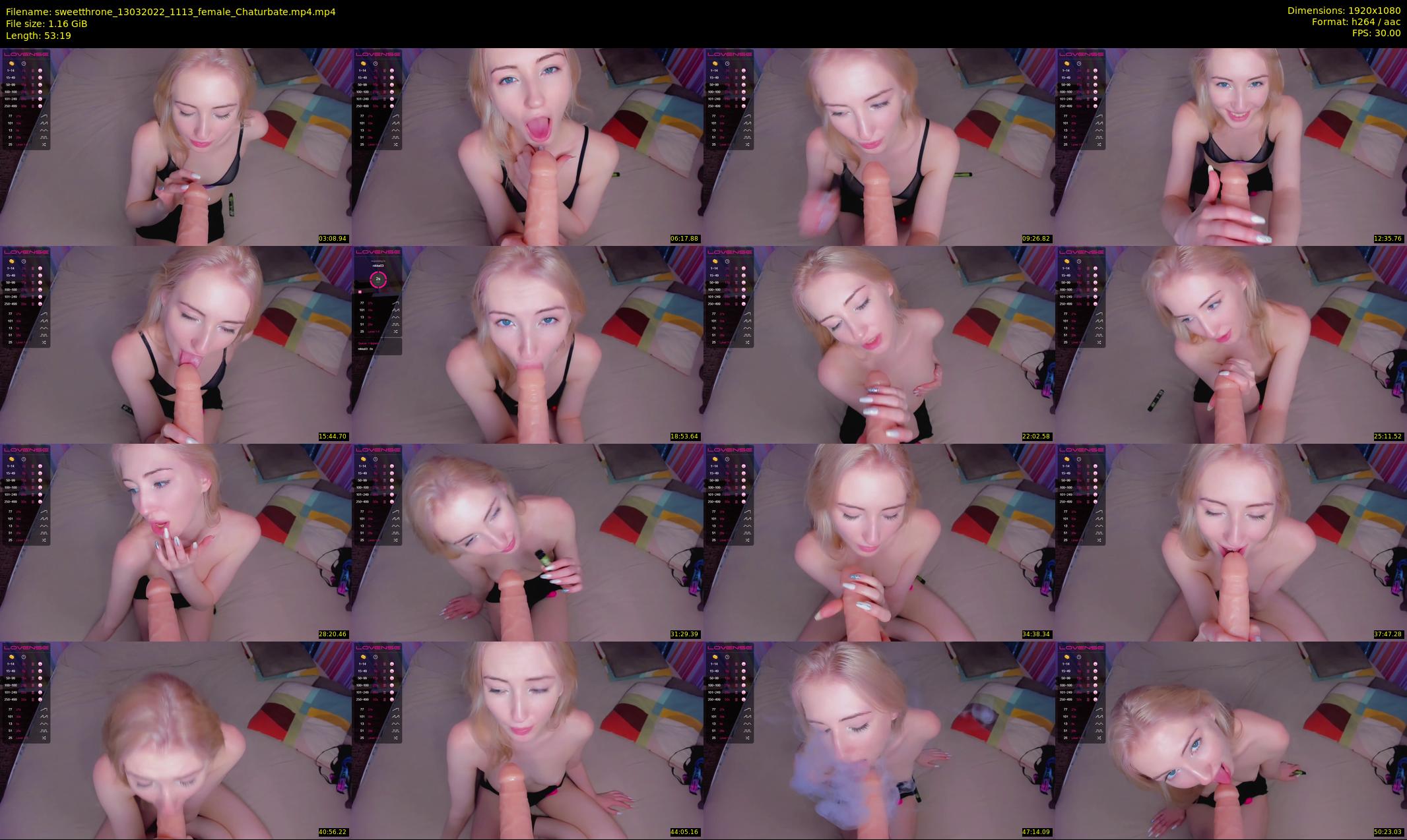 sweetthrone — 54 minute Chaturbate couple cam show recording, 1080p, Mar 13, 2022