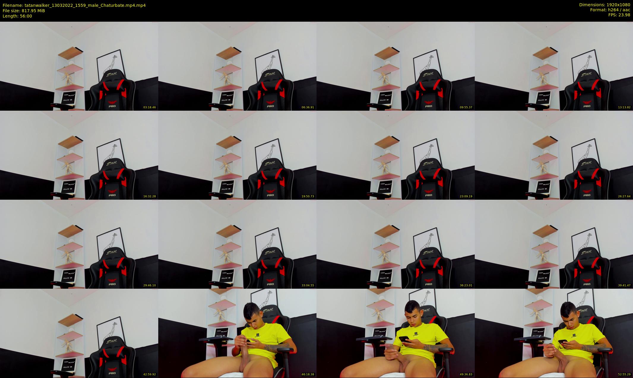 tatanwalker — 56 minute Chaturbate male cam show recording, 1080p, Mar 13, 2022