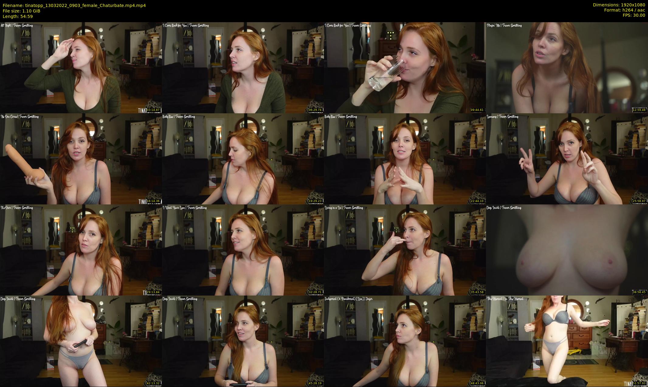 tinatopp — 55 minute Chaturbate female cam show recording, 1080p, Mar 13, 2022