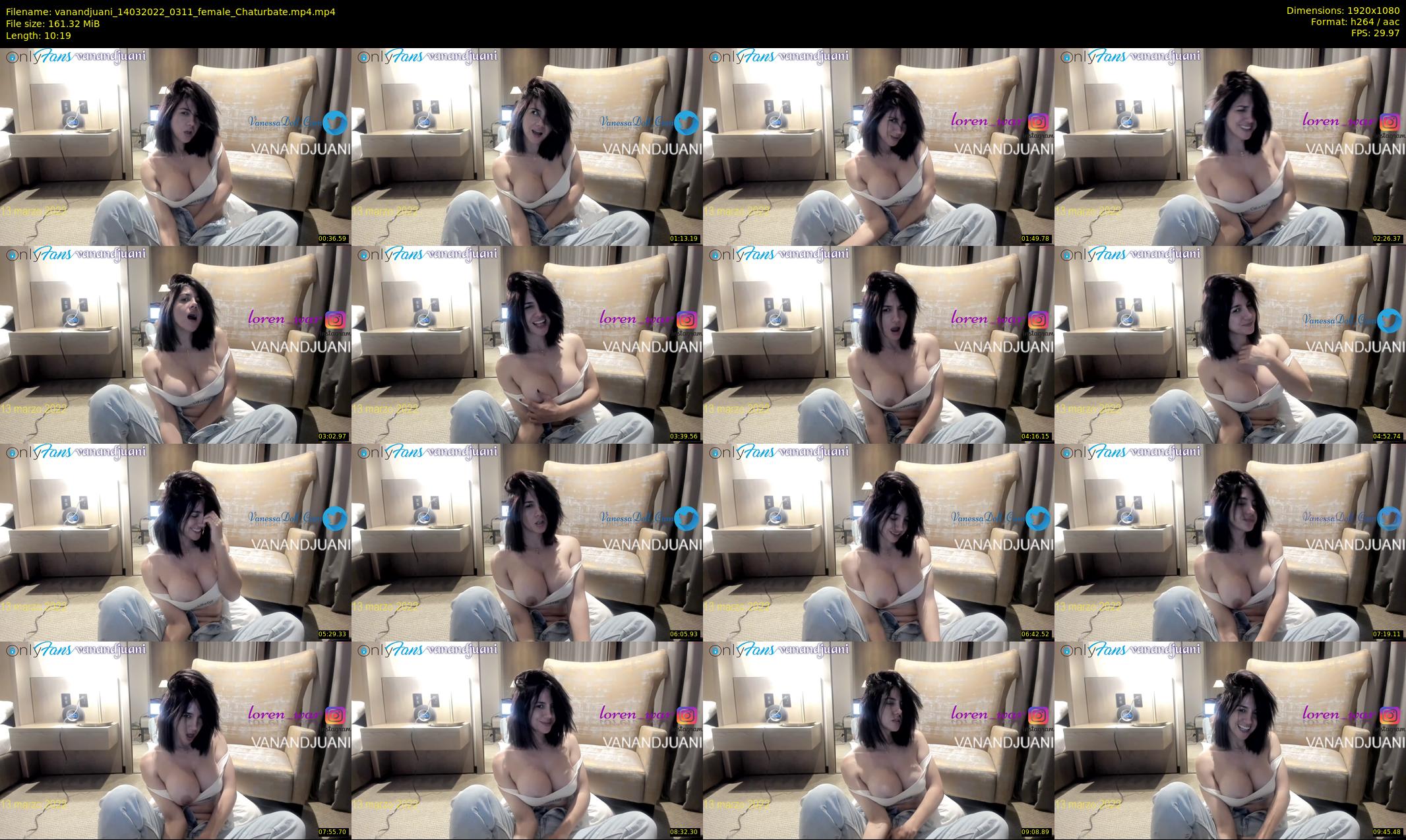 vanandjuani — 11 minute Chaturbate female cam show recording, 1080p, Mar 14, 2022