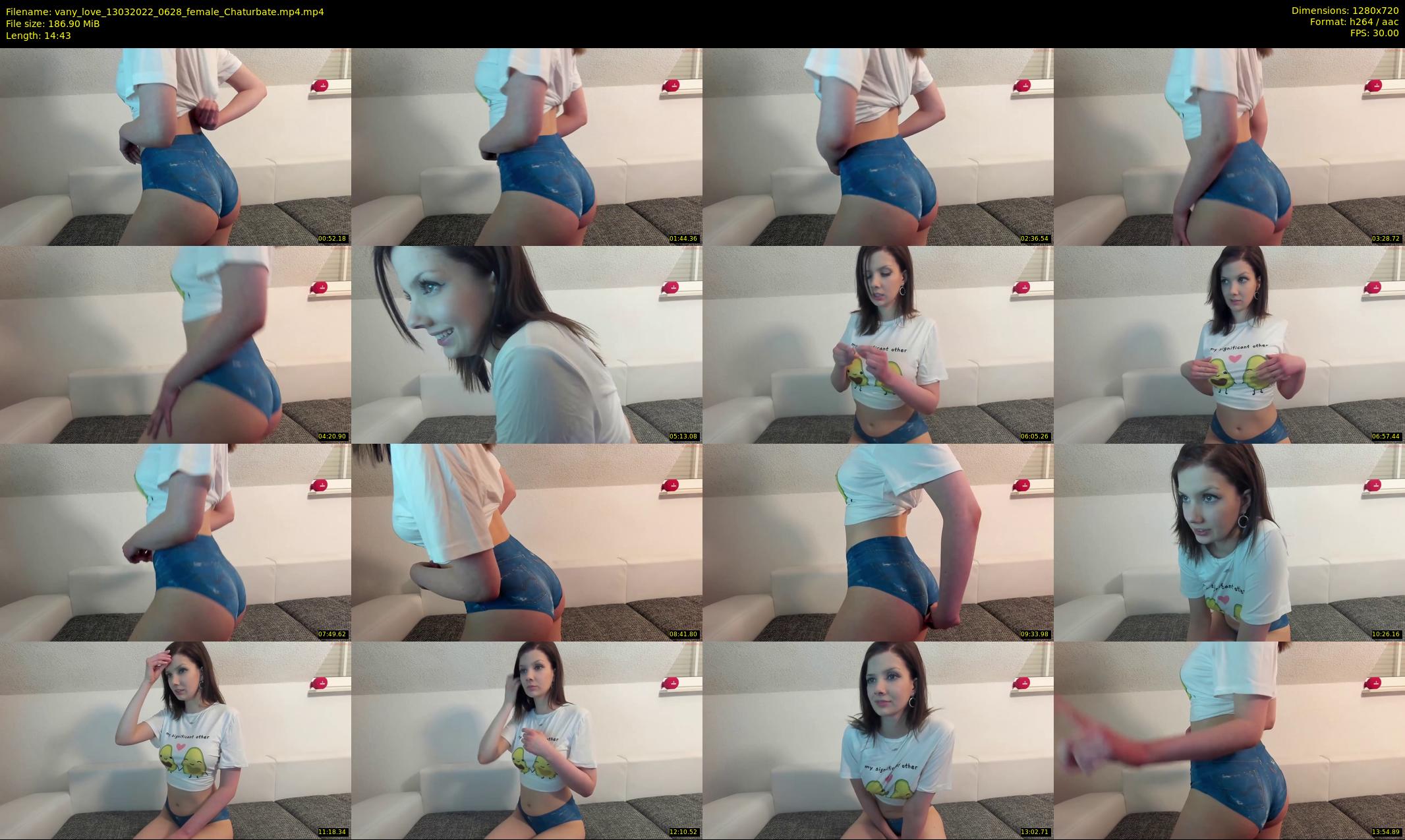 vany_love — 15 minute Chaturbate female cam show recording, 720p, Mar 13, 2022