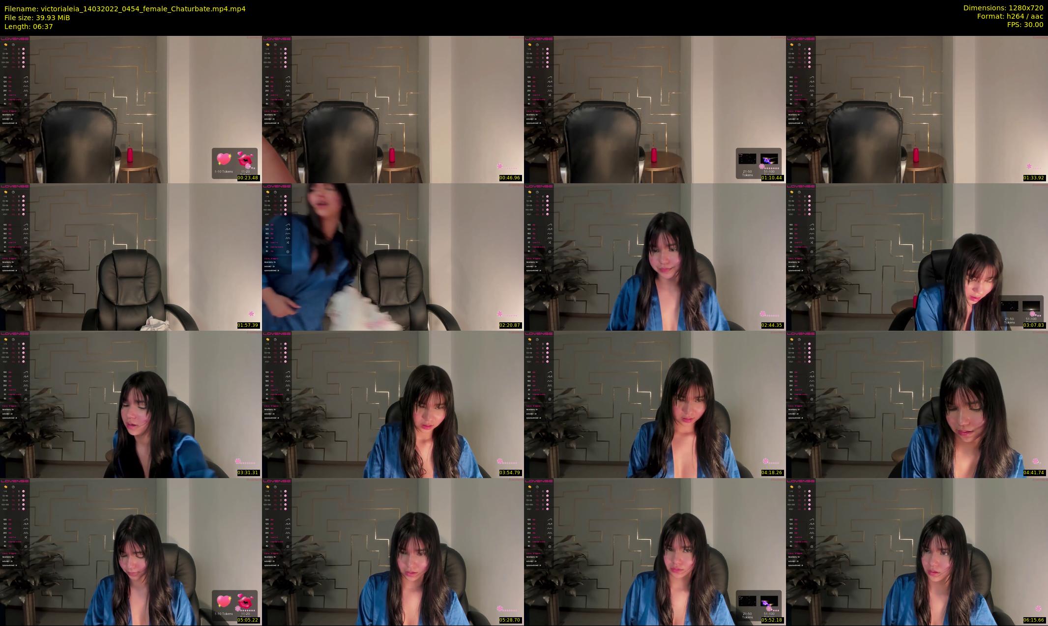 victorialeia — 7 minute Chaturbate female cam show recording, 720p, Mar 14, 2022