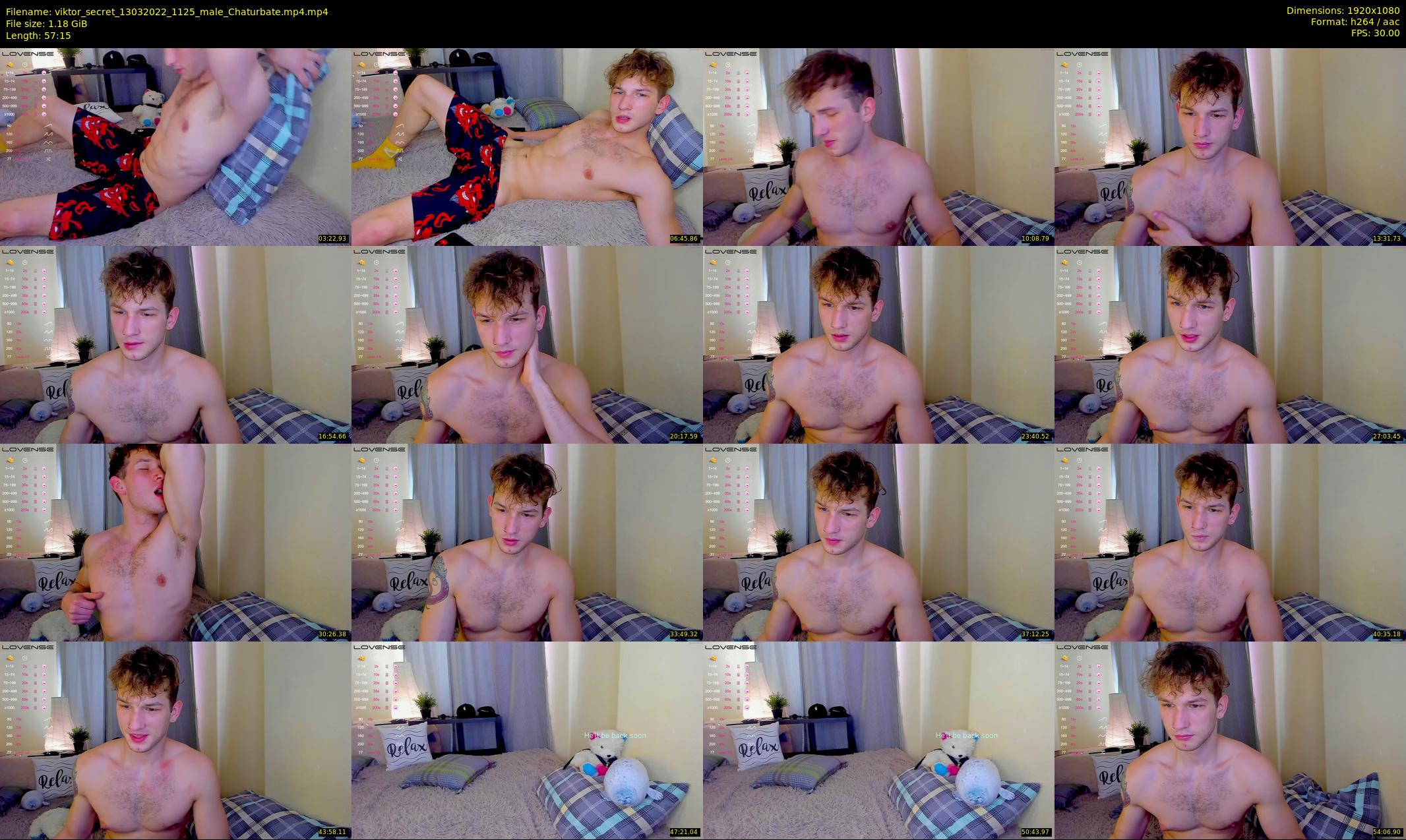 viktor_secret — 58 minute Chaturbate male cam show recording, 1080p, Mar 13, 2022