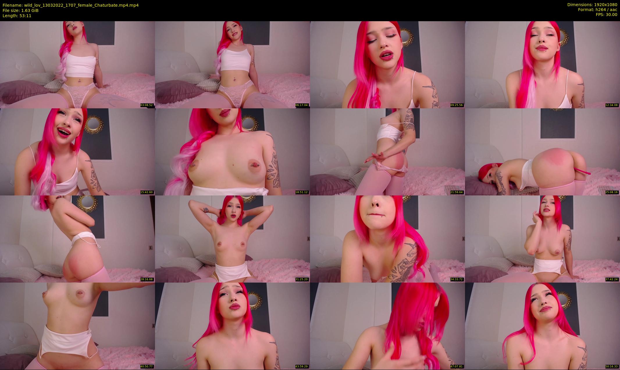 wild_lov — 54 minute Chaturbate female cam show recording, 1080p, Mar 13, 2022