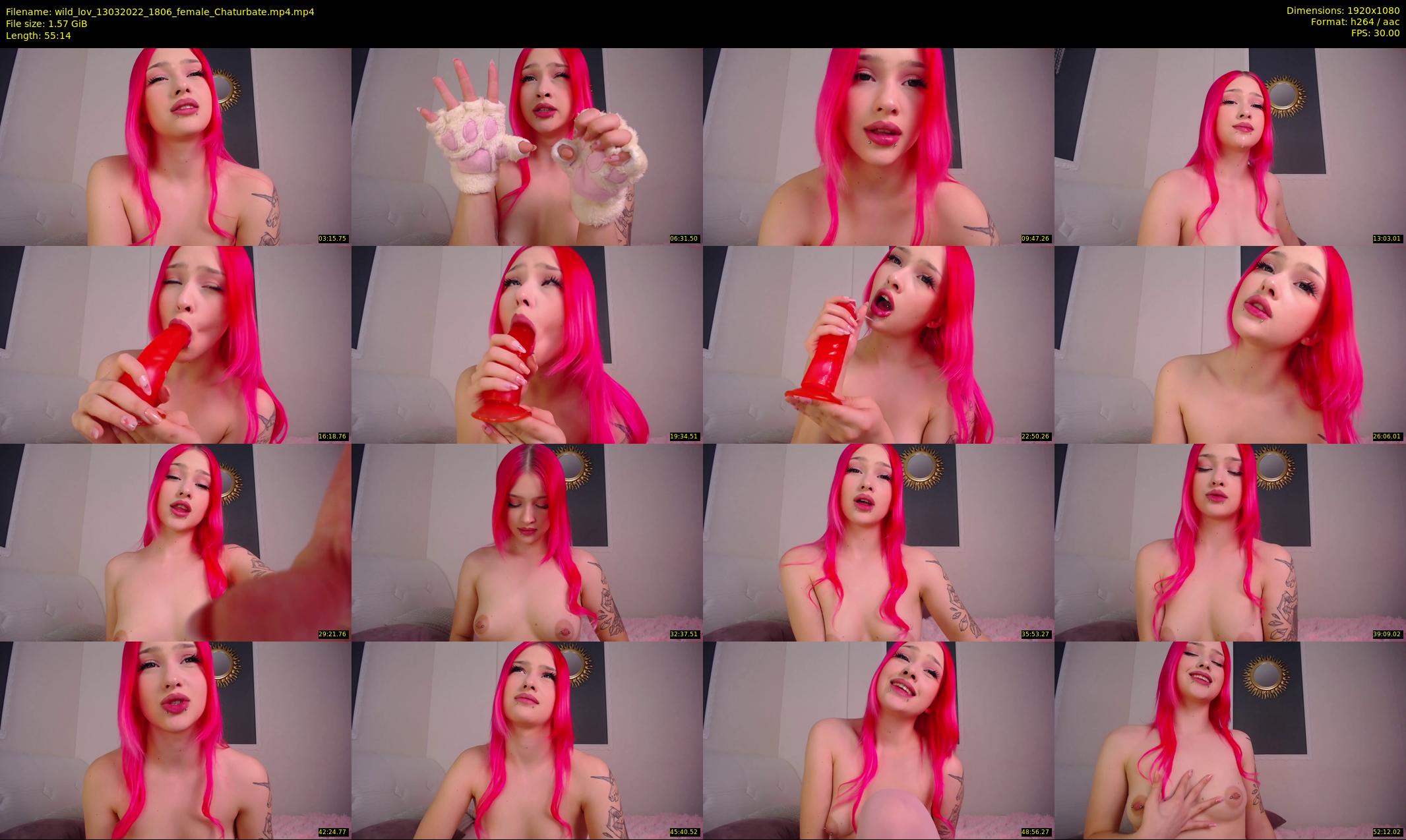 wild_lov — 56 minute Chaturbate female cam show recording, 1080p, Mar 13, 2022